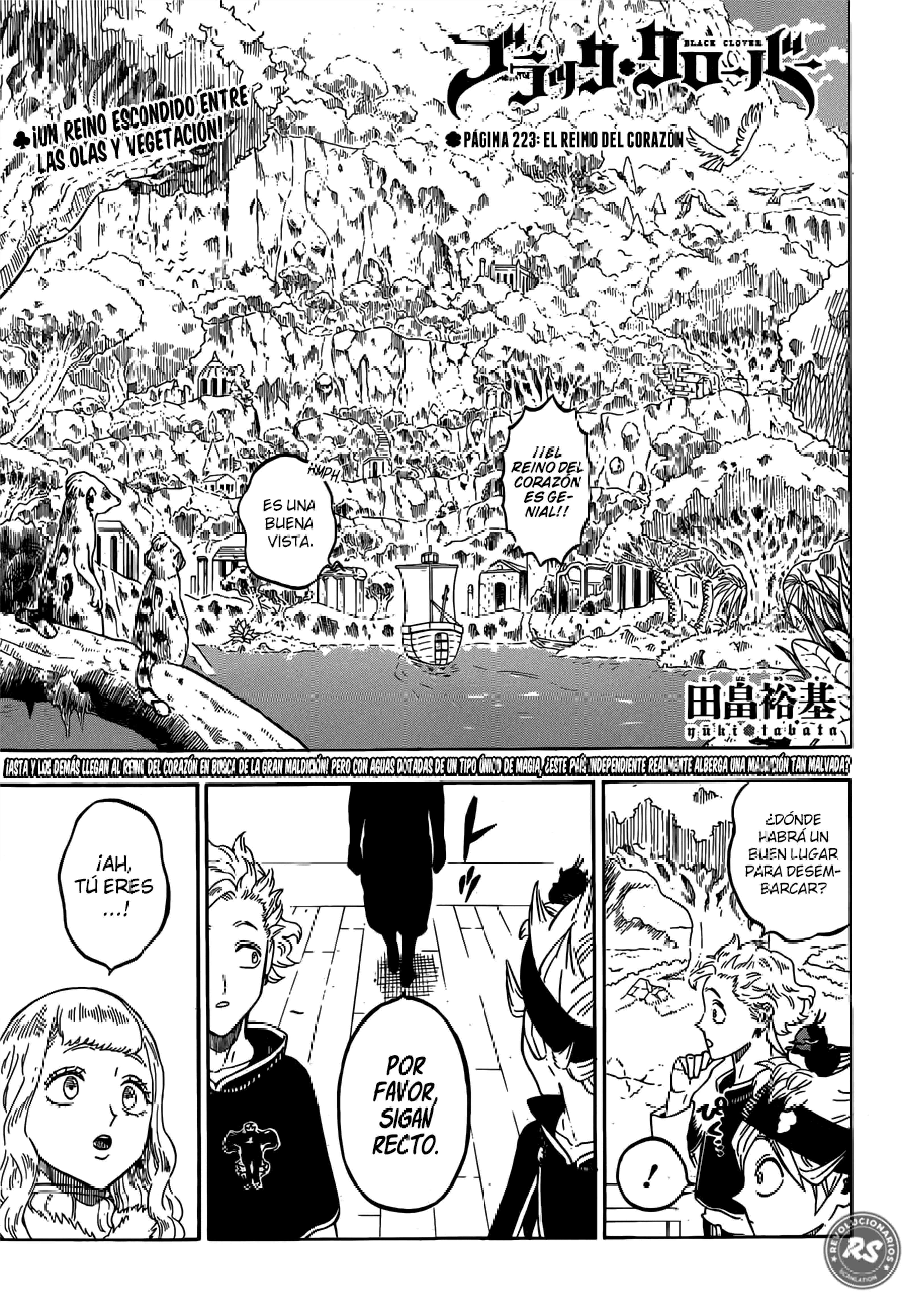Read black Clover es Manga Online