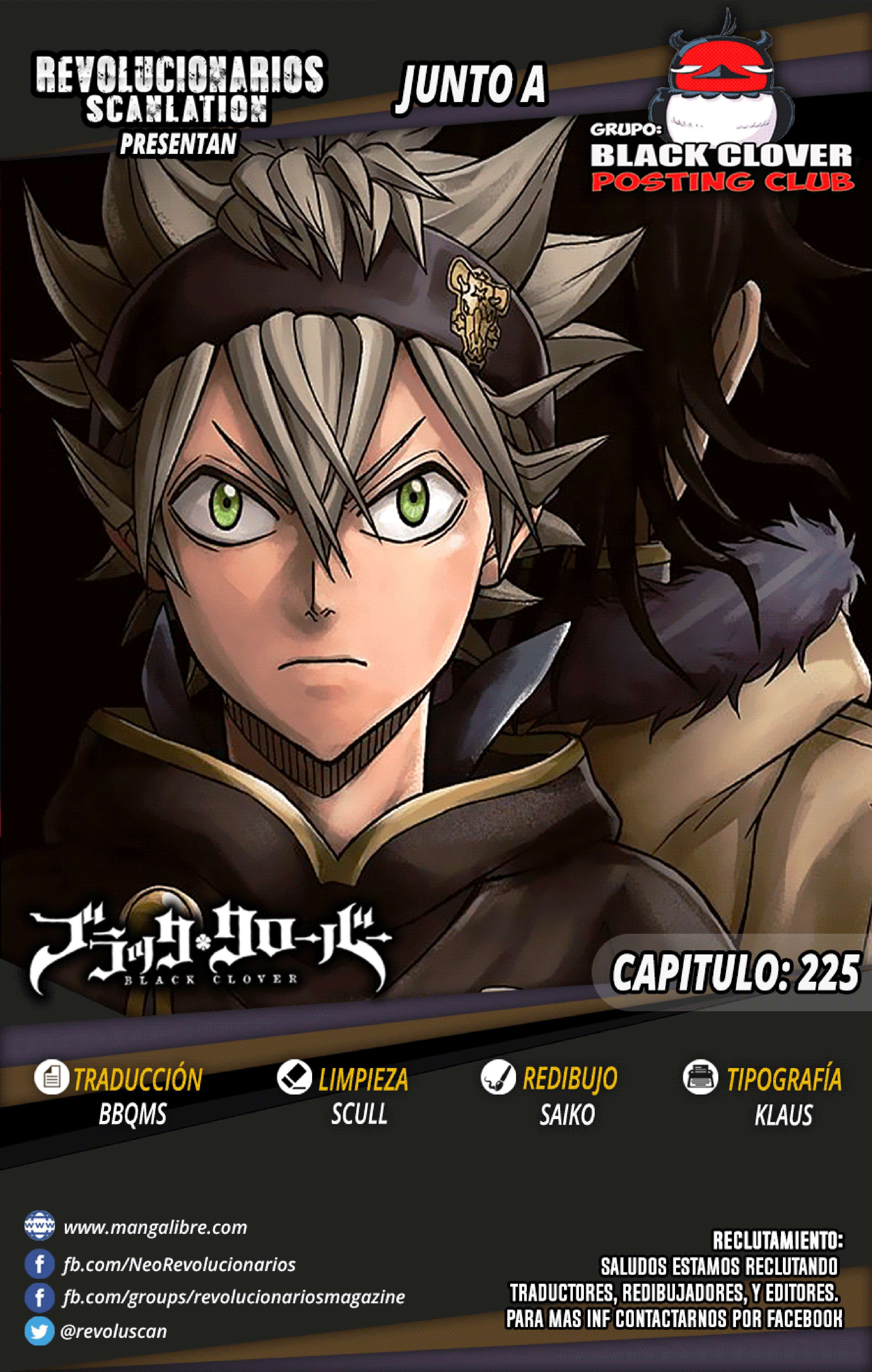 Read black Clover es Manga Online
