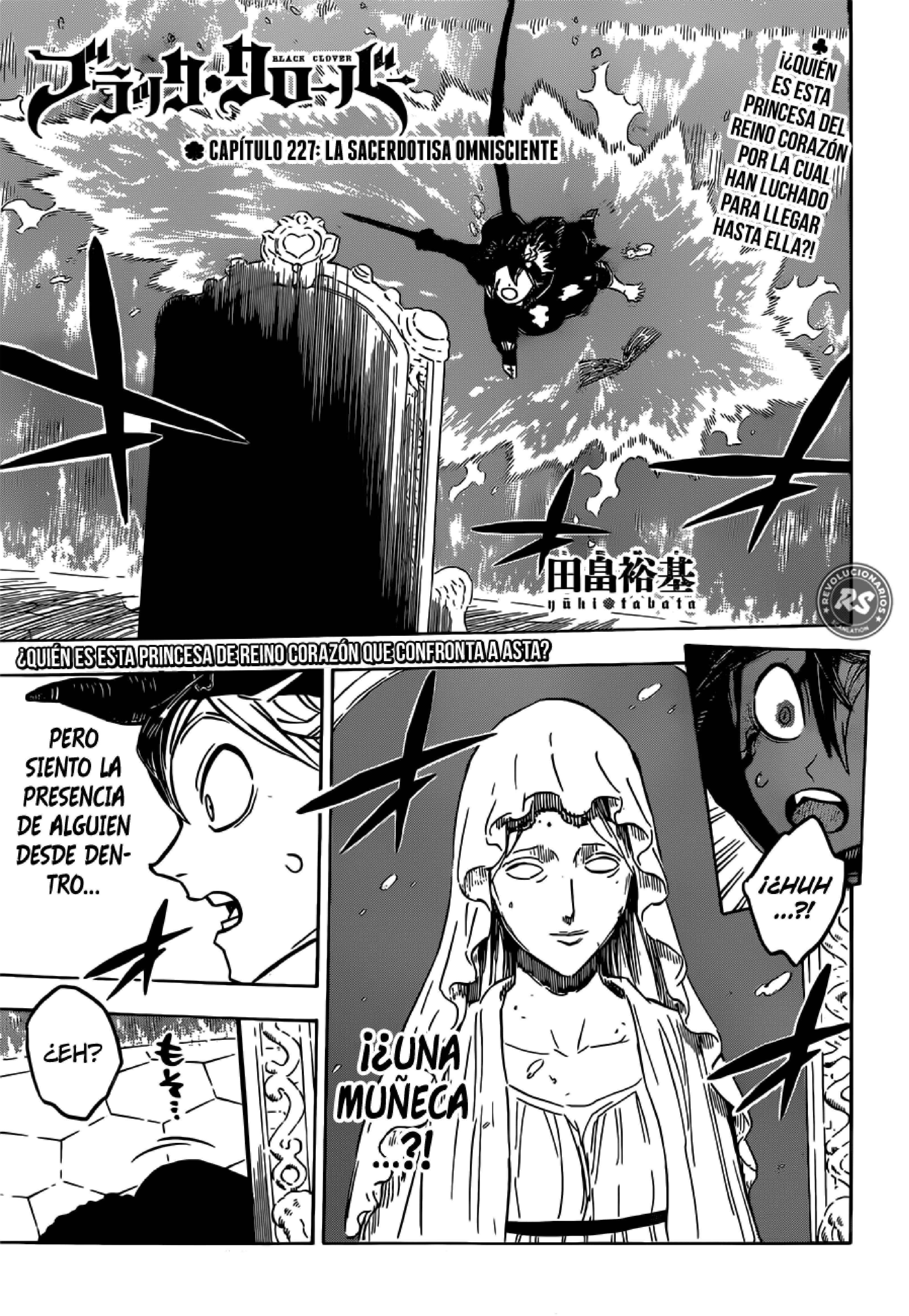 Read black Clover es Manga Online