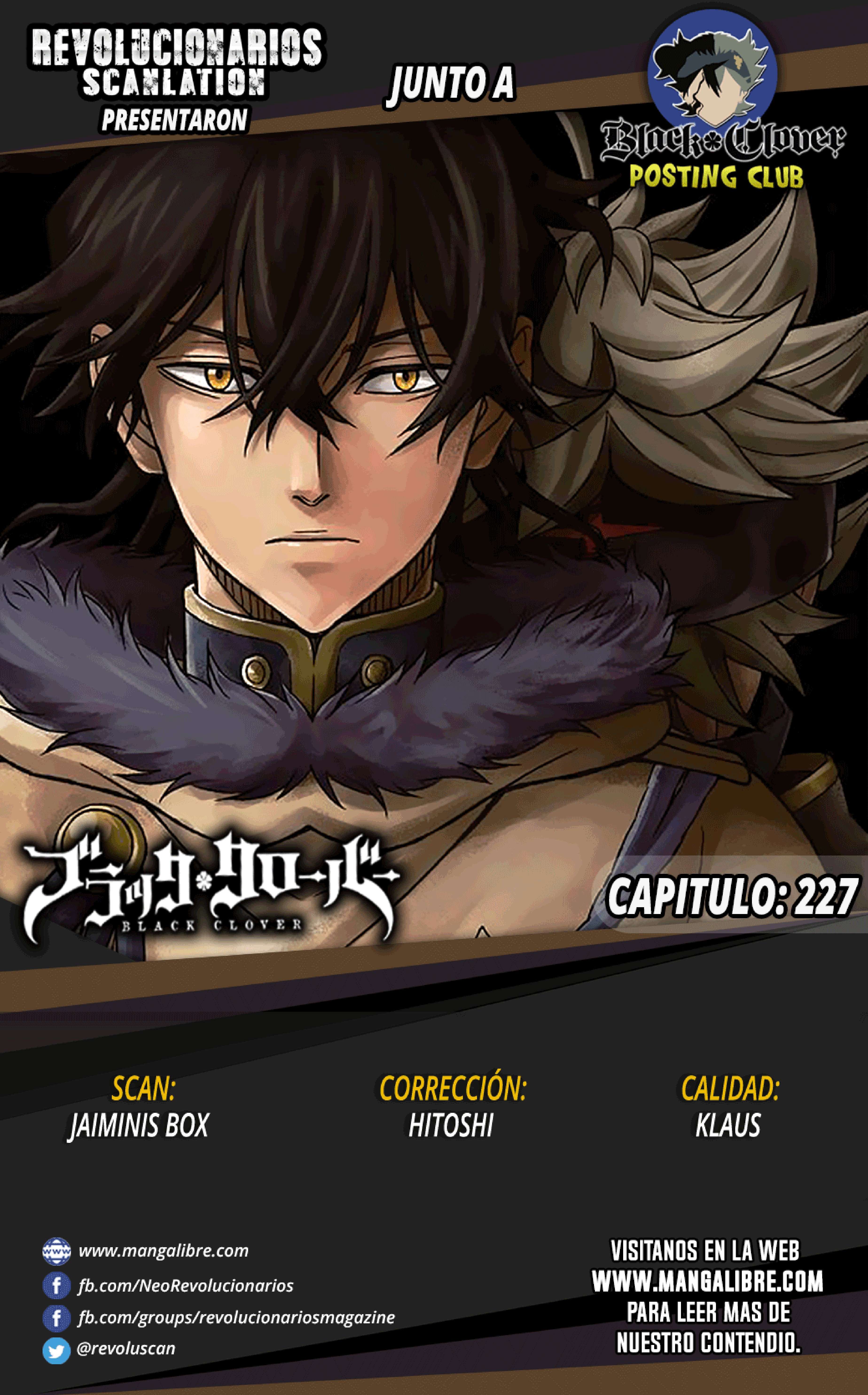 Read black Clover es Manga Online