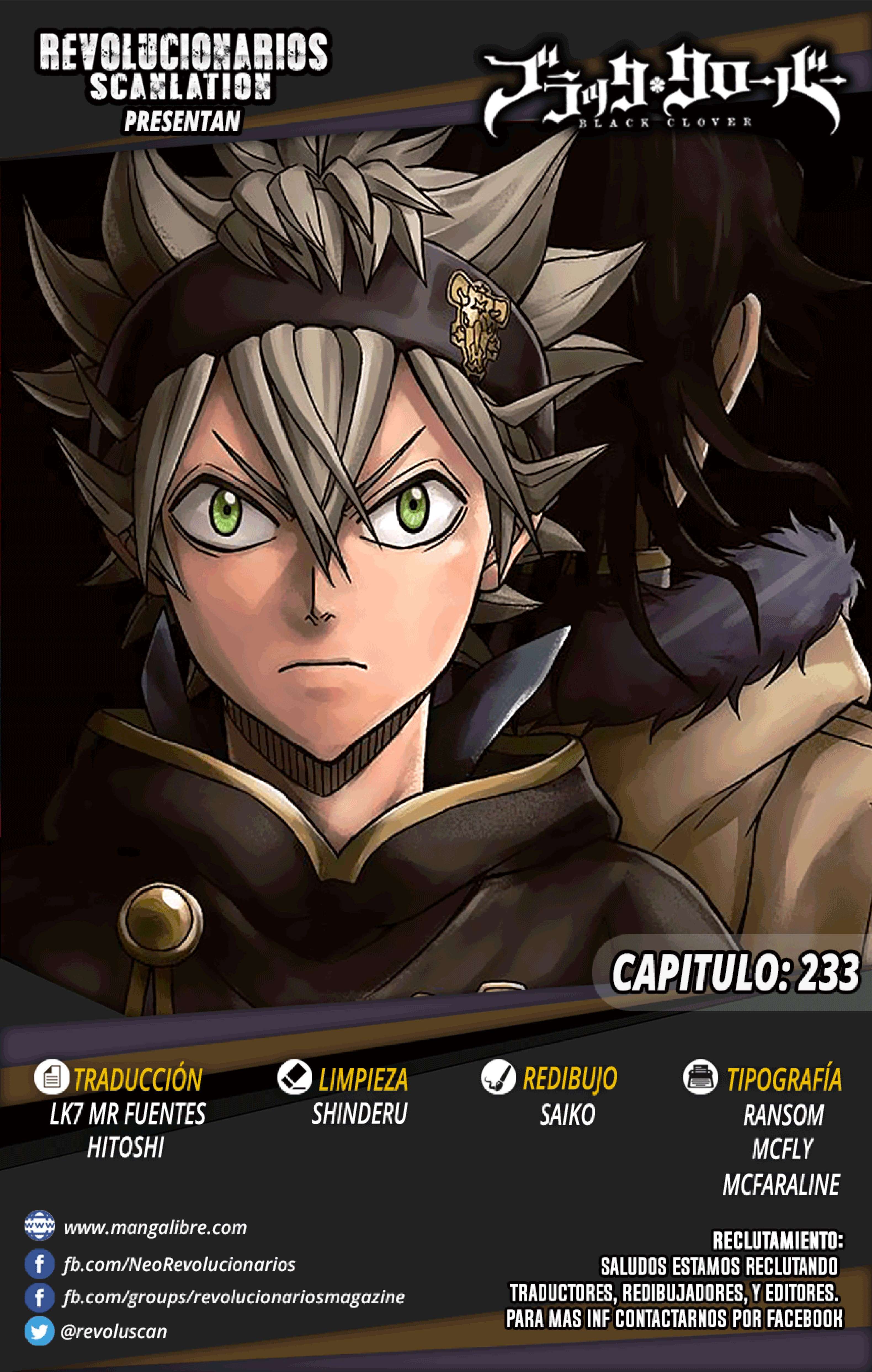 Read black Clover es Manga Online