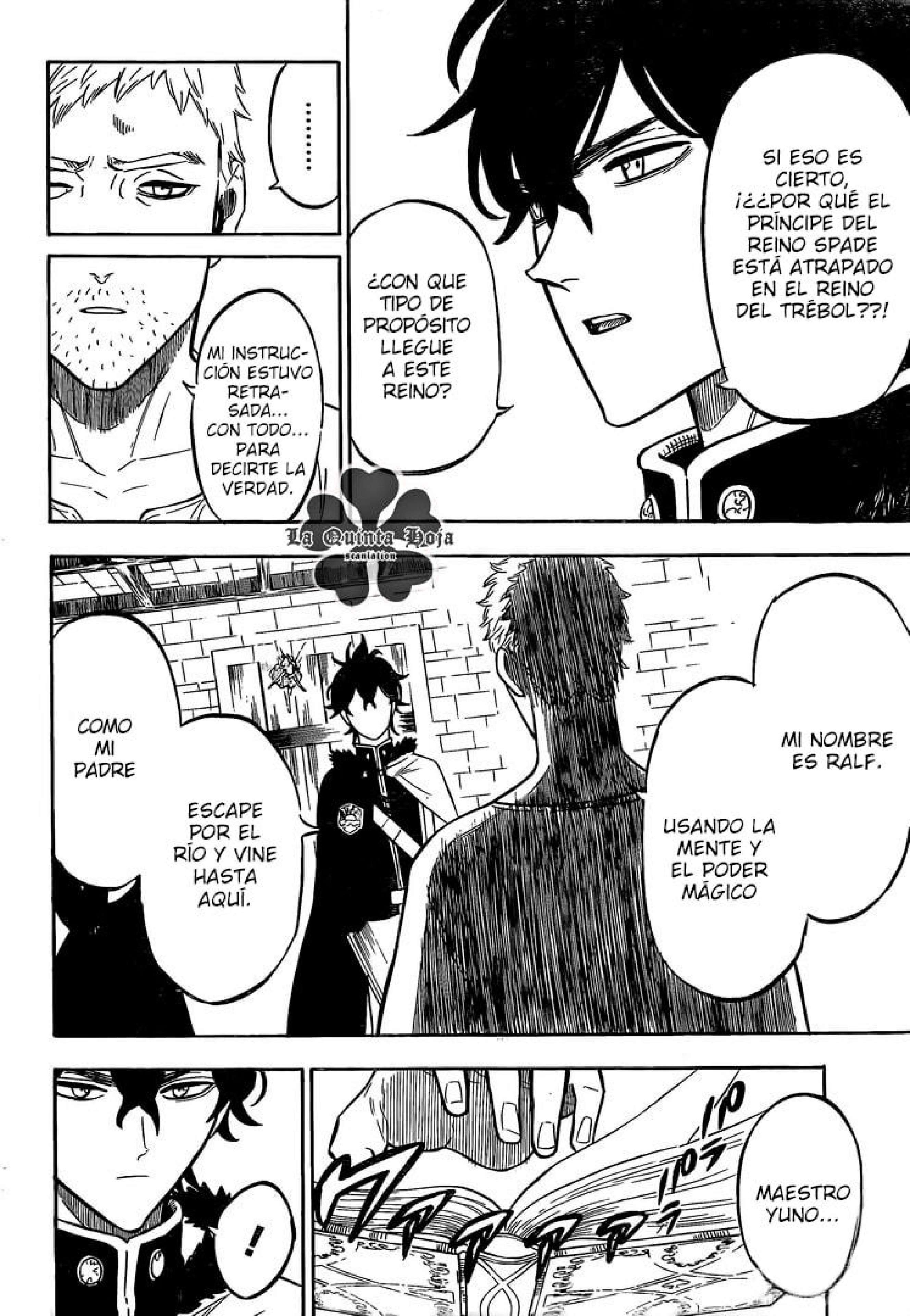 Read black Clover es Manga Online