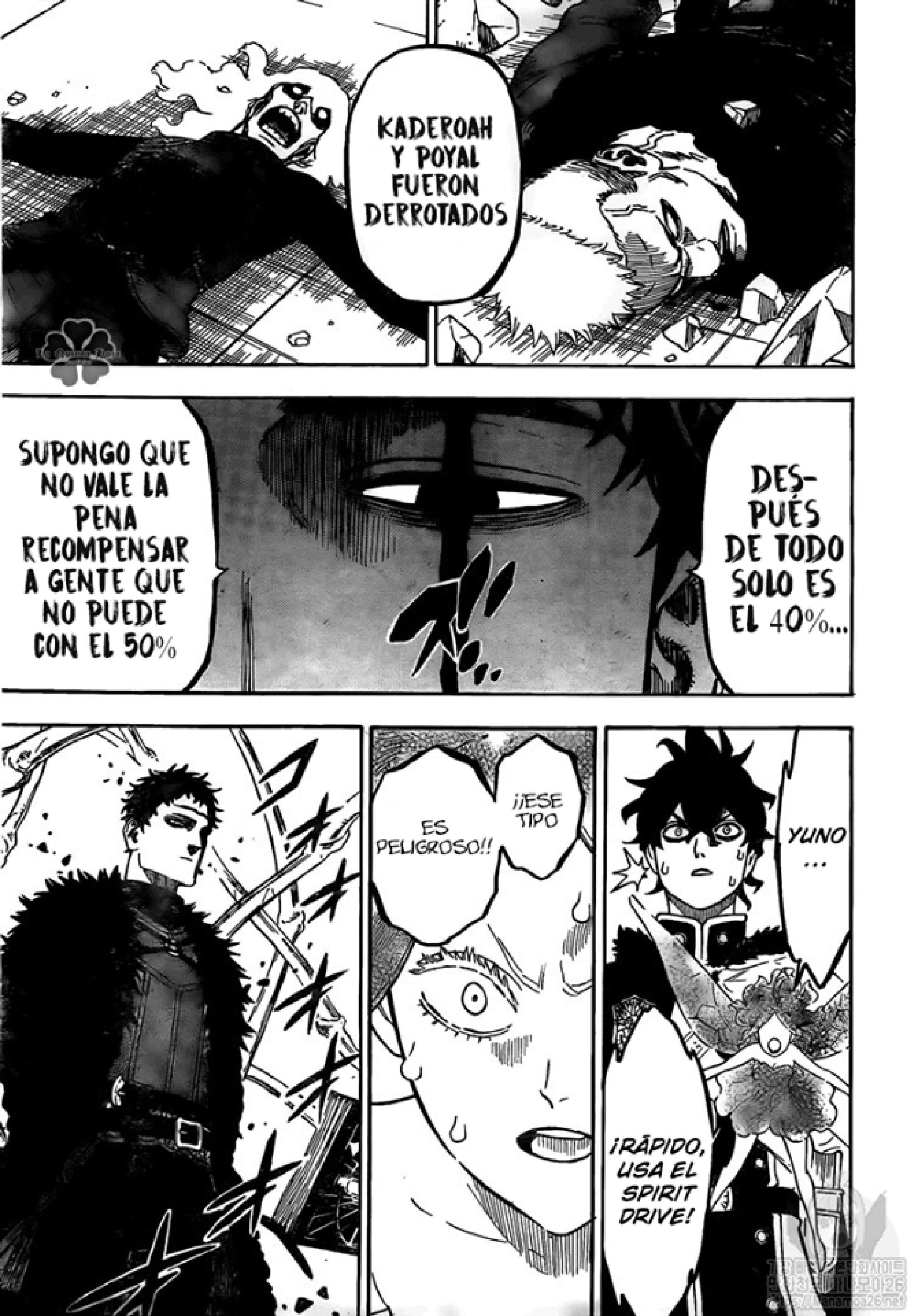 Read black Clover es Manga Online