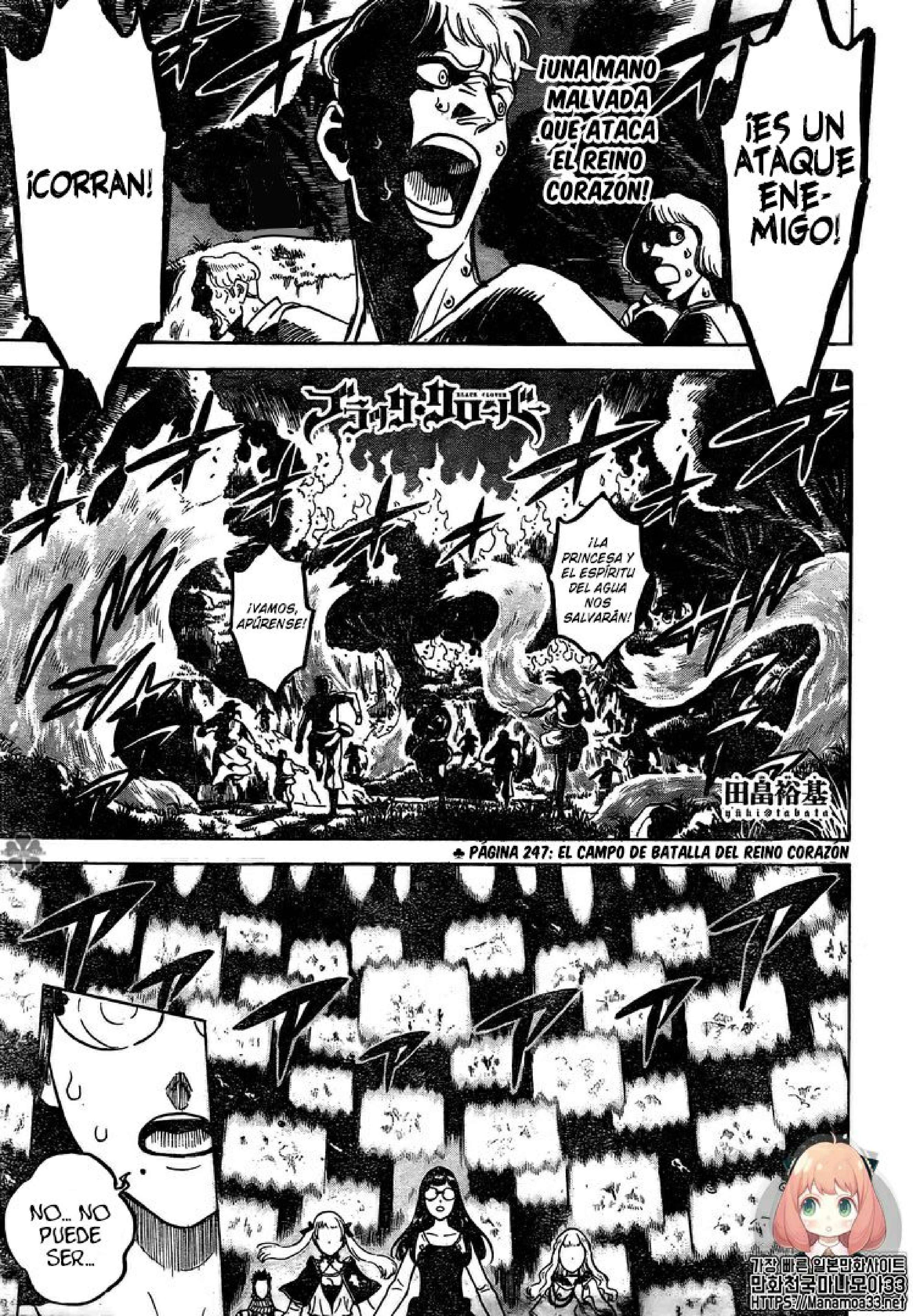 Read black Clover es Manga Online