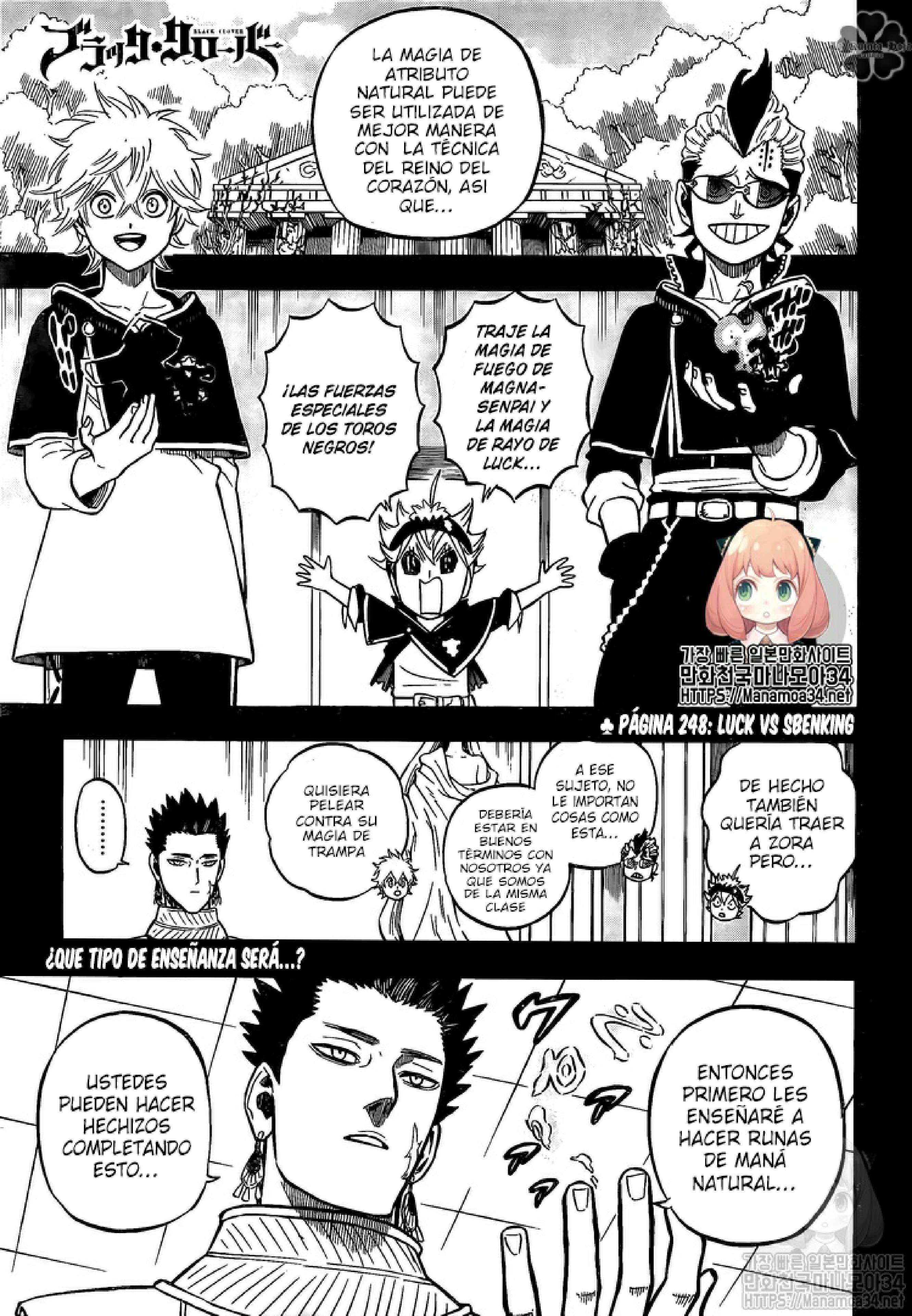 Read black Clover es Manga Online