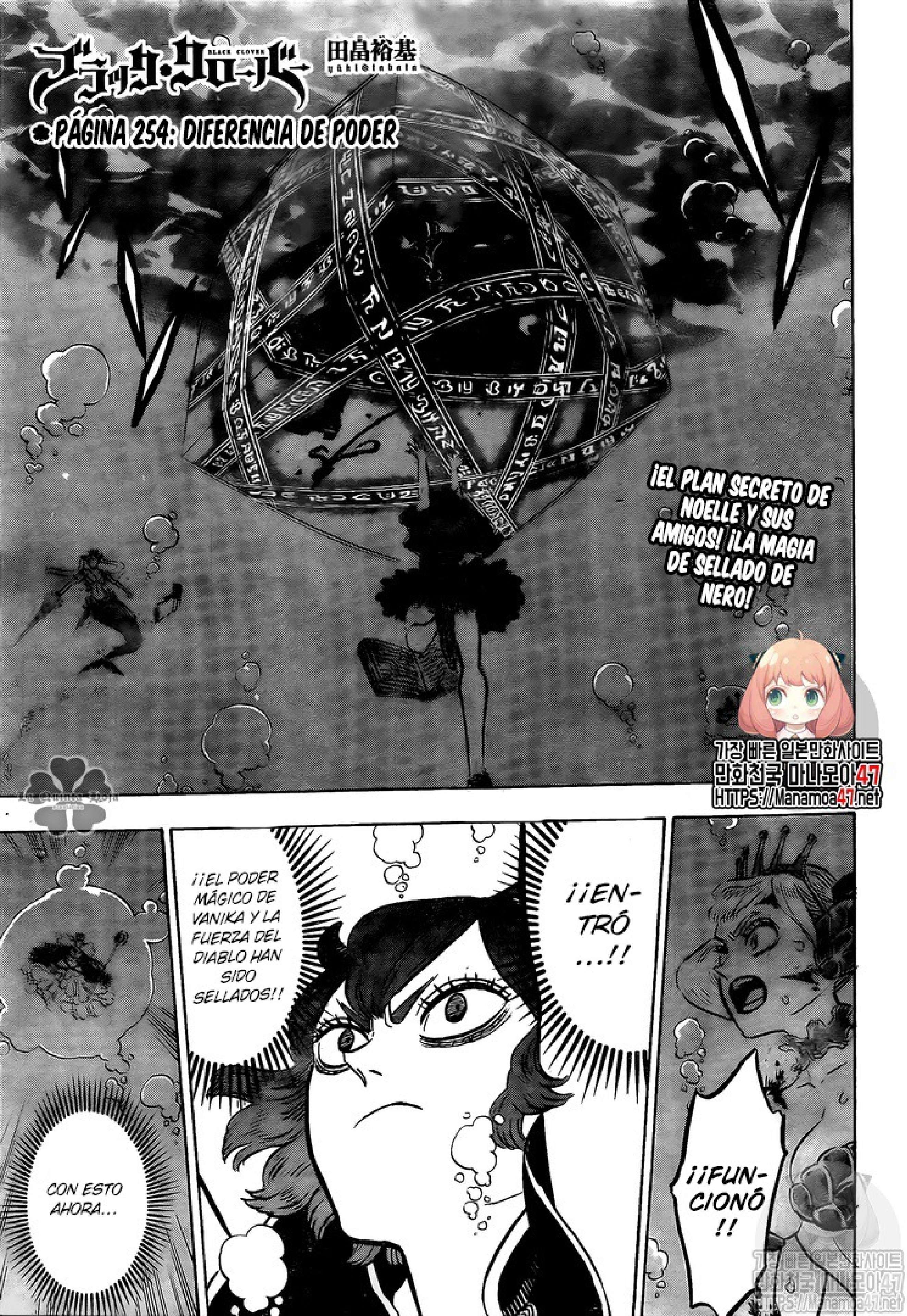 Read black Clover es Manga Online