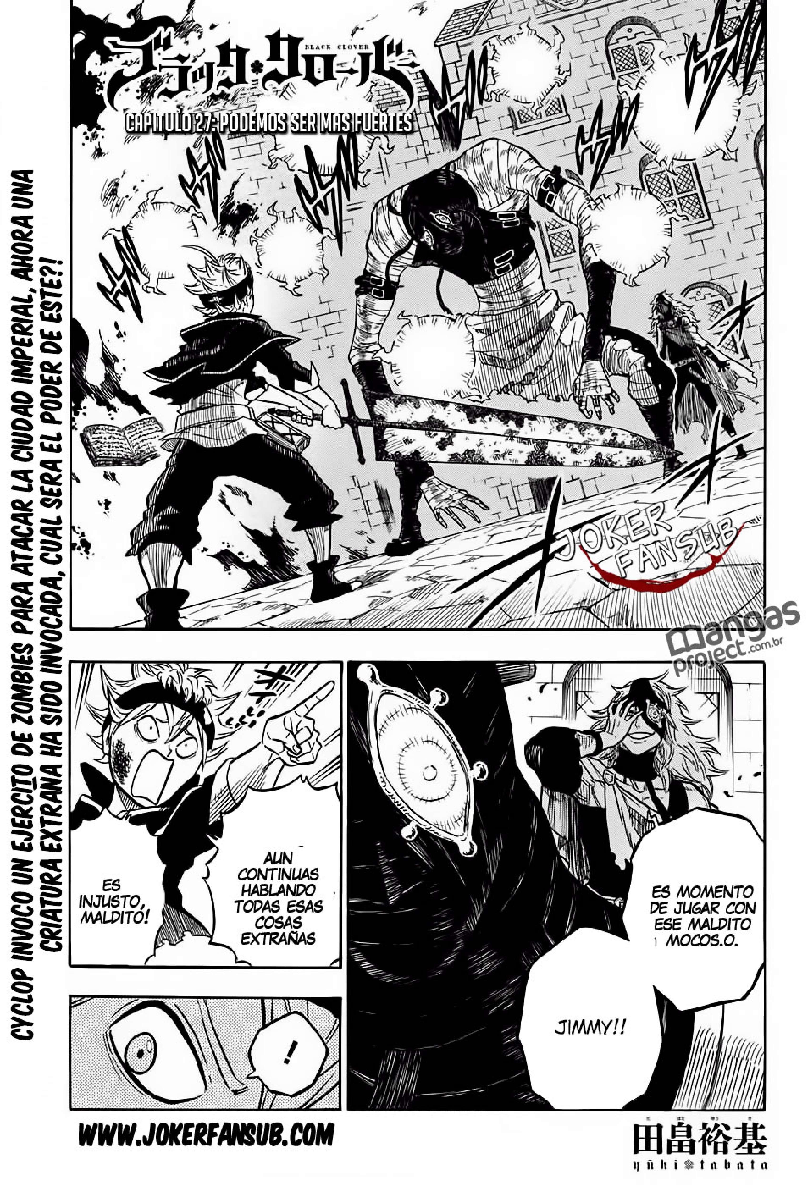 Read black Clover es Manga Online