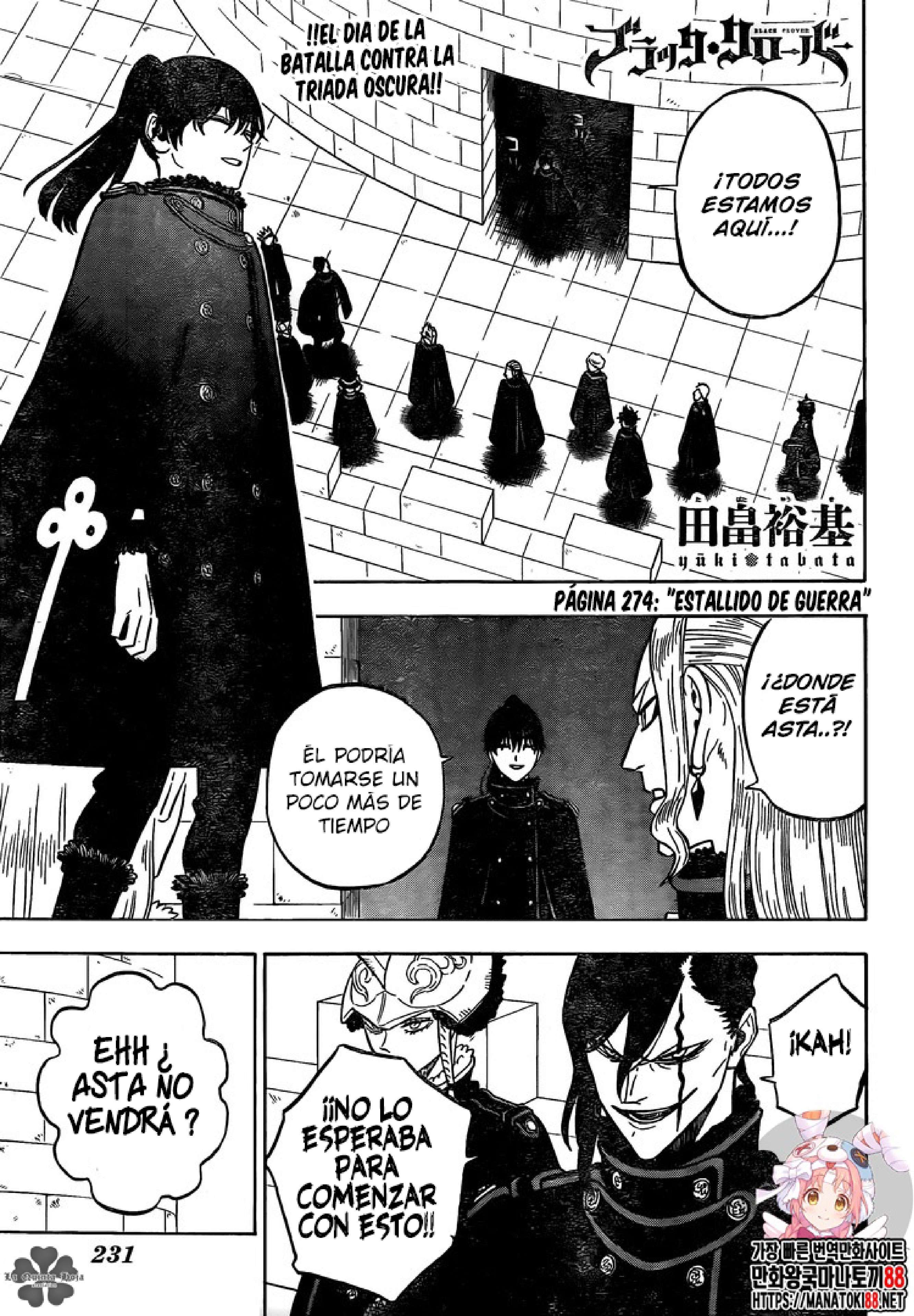 Read black Clover es Manga Online