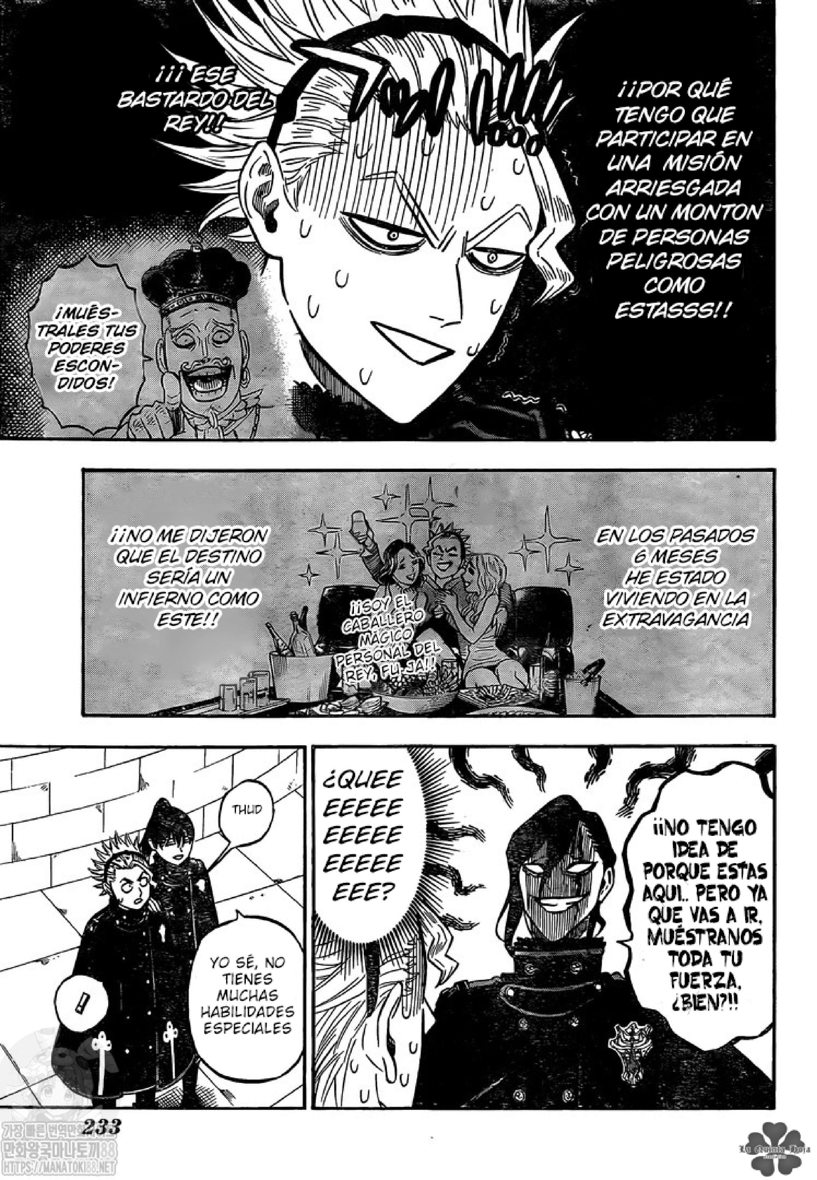 Read black Clover es Manga Online