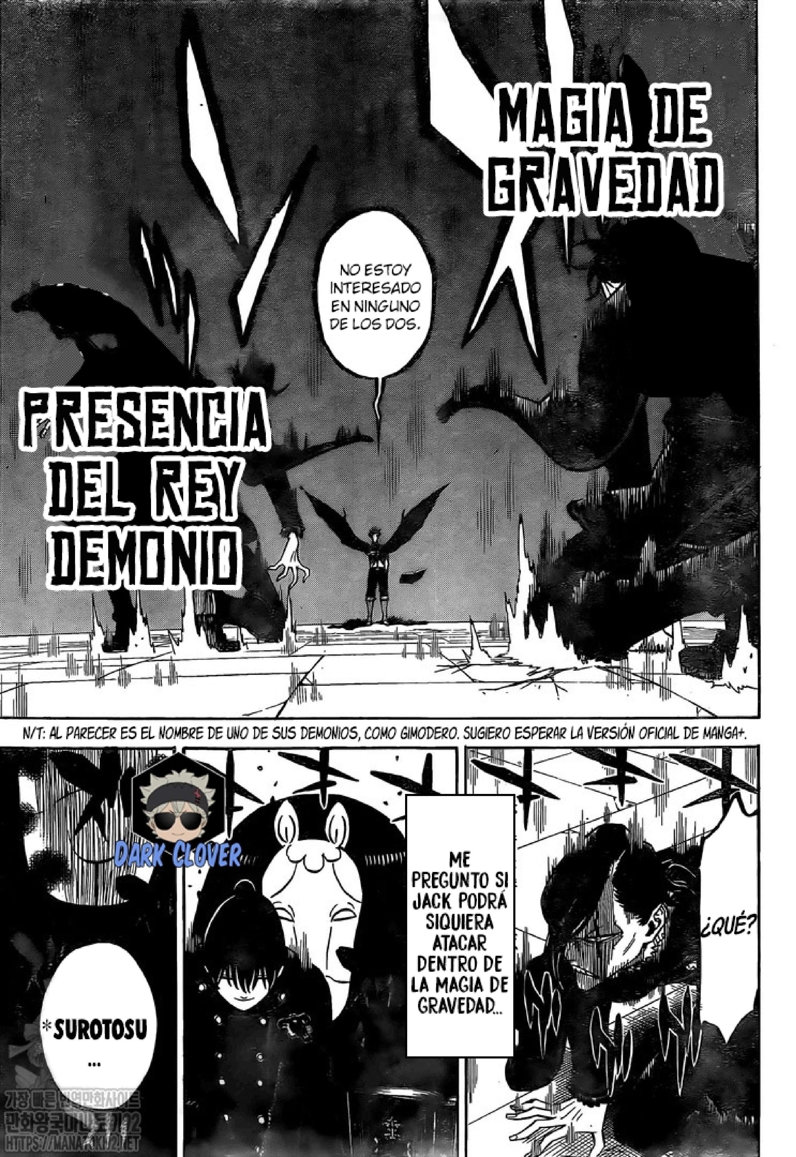 Read black Clover es Manga Online