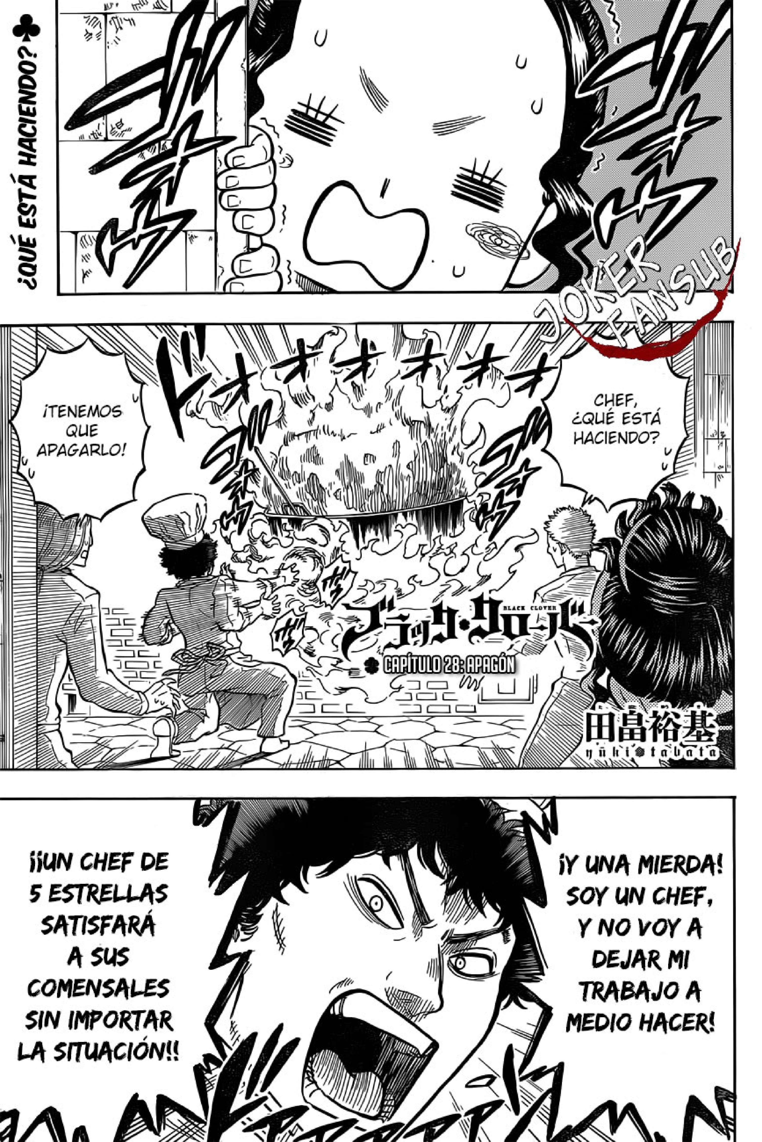 Read black Clover es Manga Online