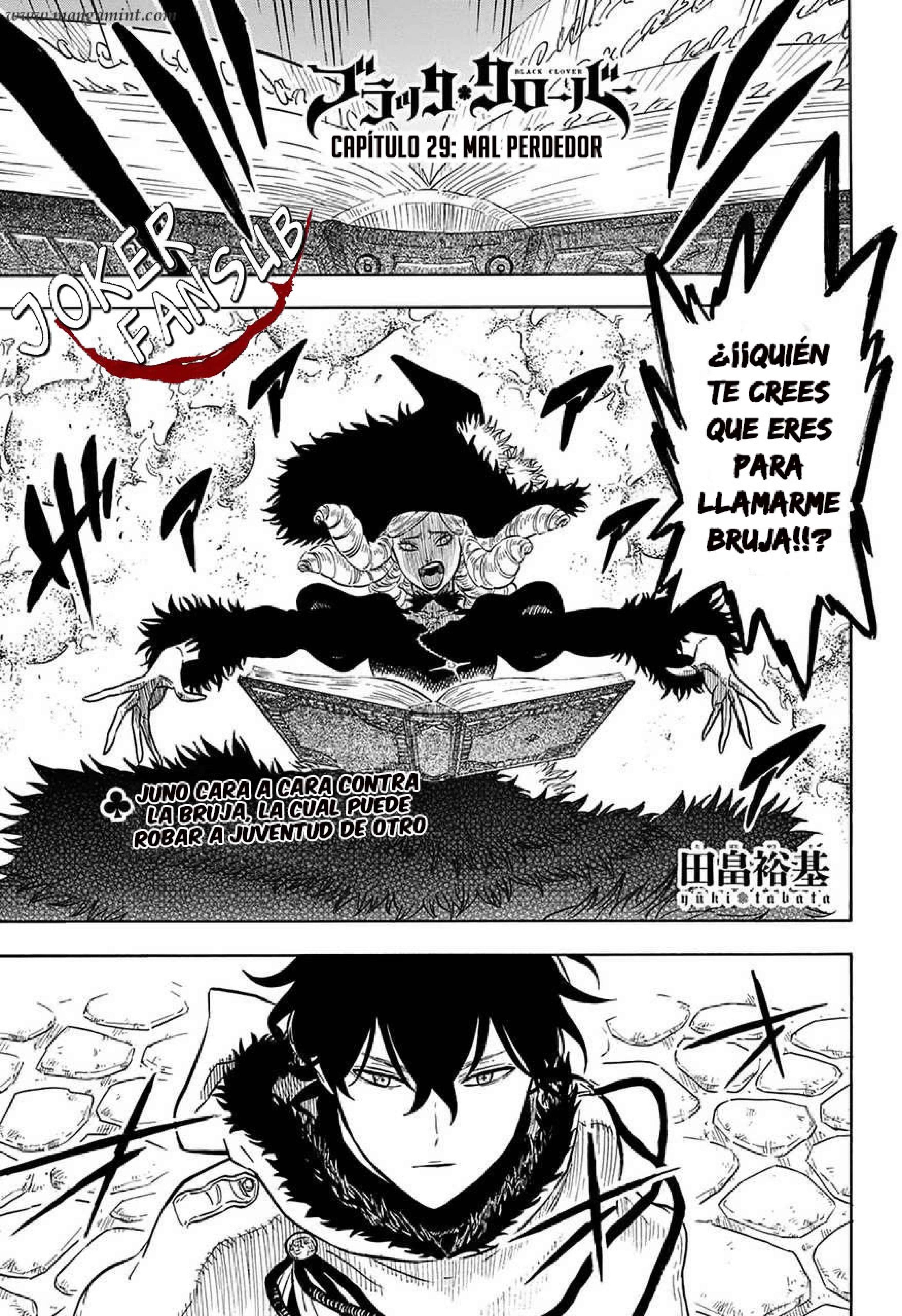 Read black Clover es Manga Online