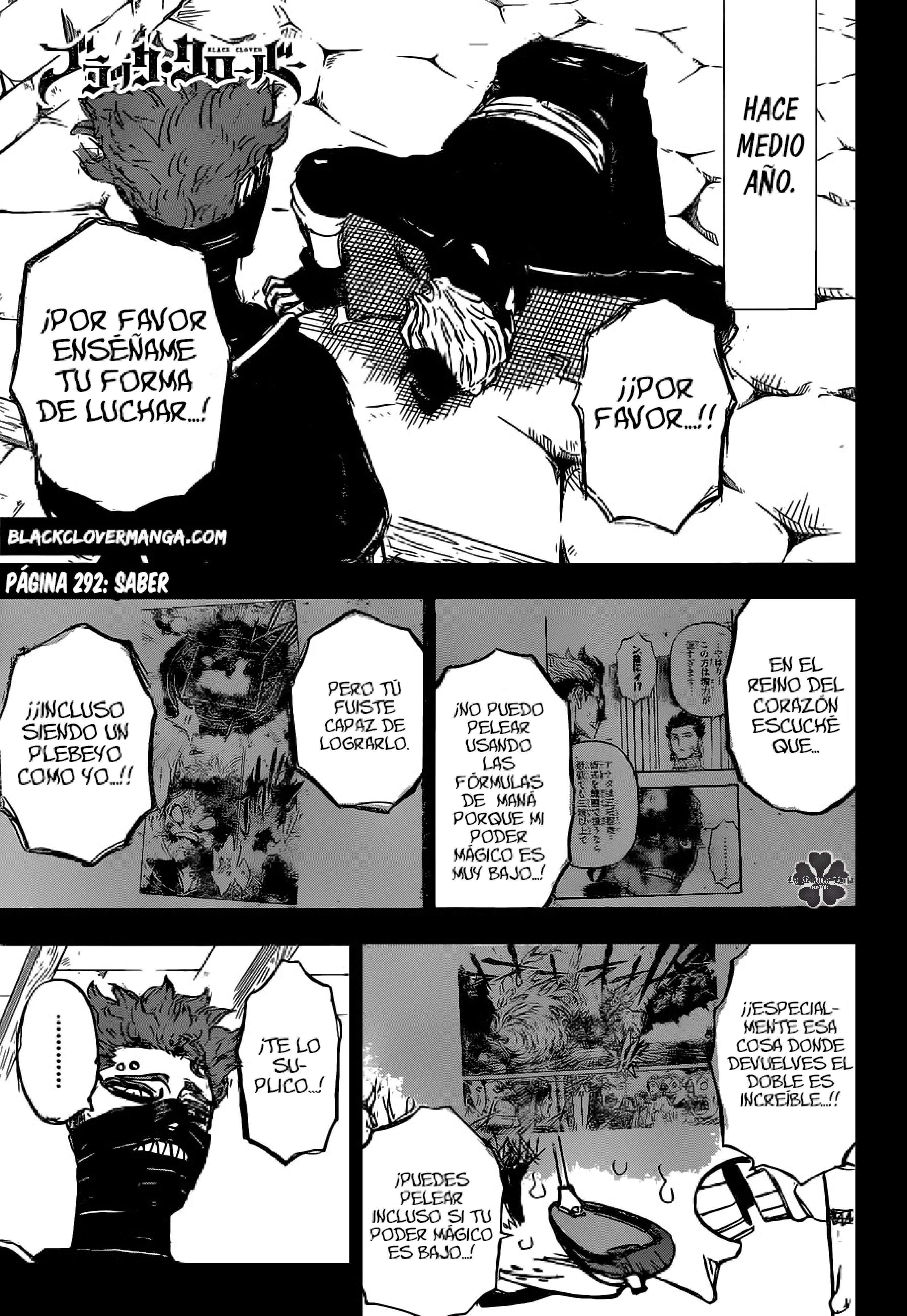 Read black Clover es Manga Online