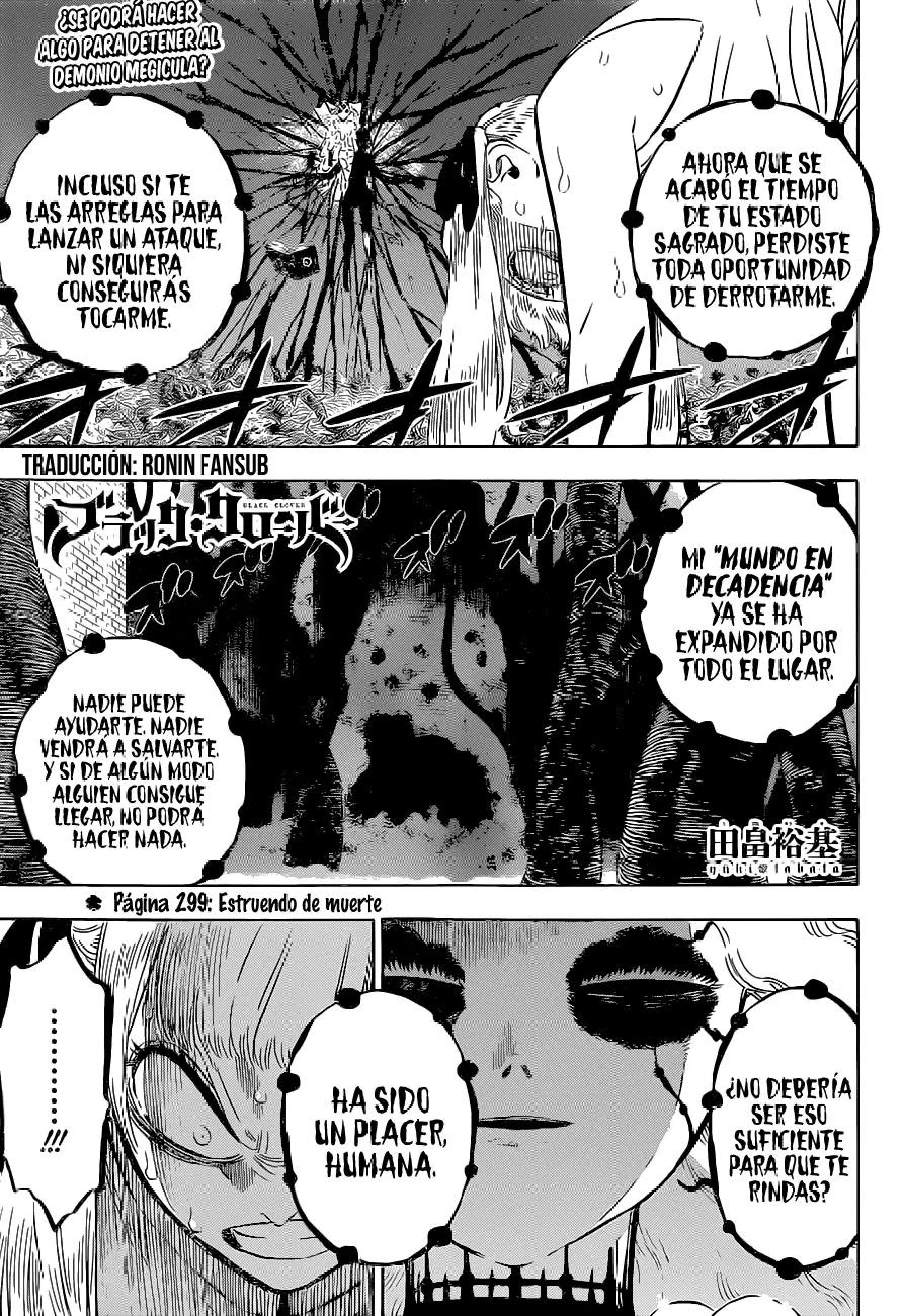 Read black Clover es Manga Online