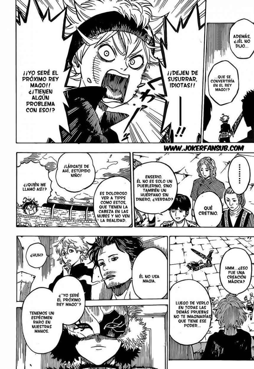 Read black Clover es Manga Online