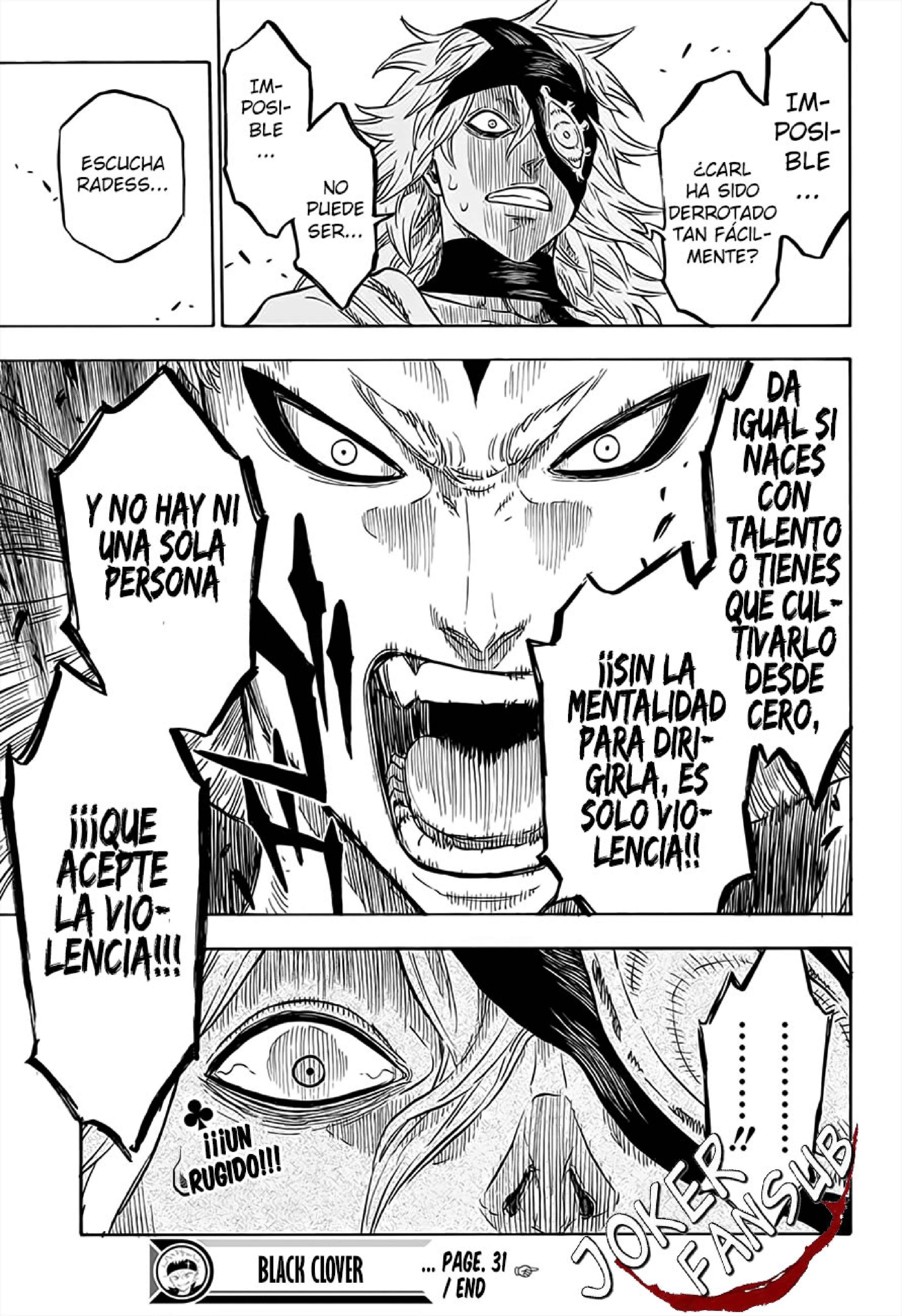 Read black Clover es Manga Online