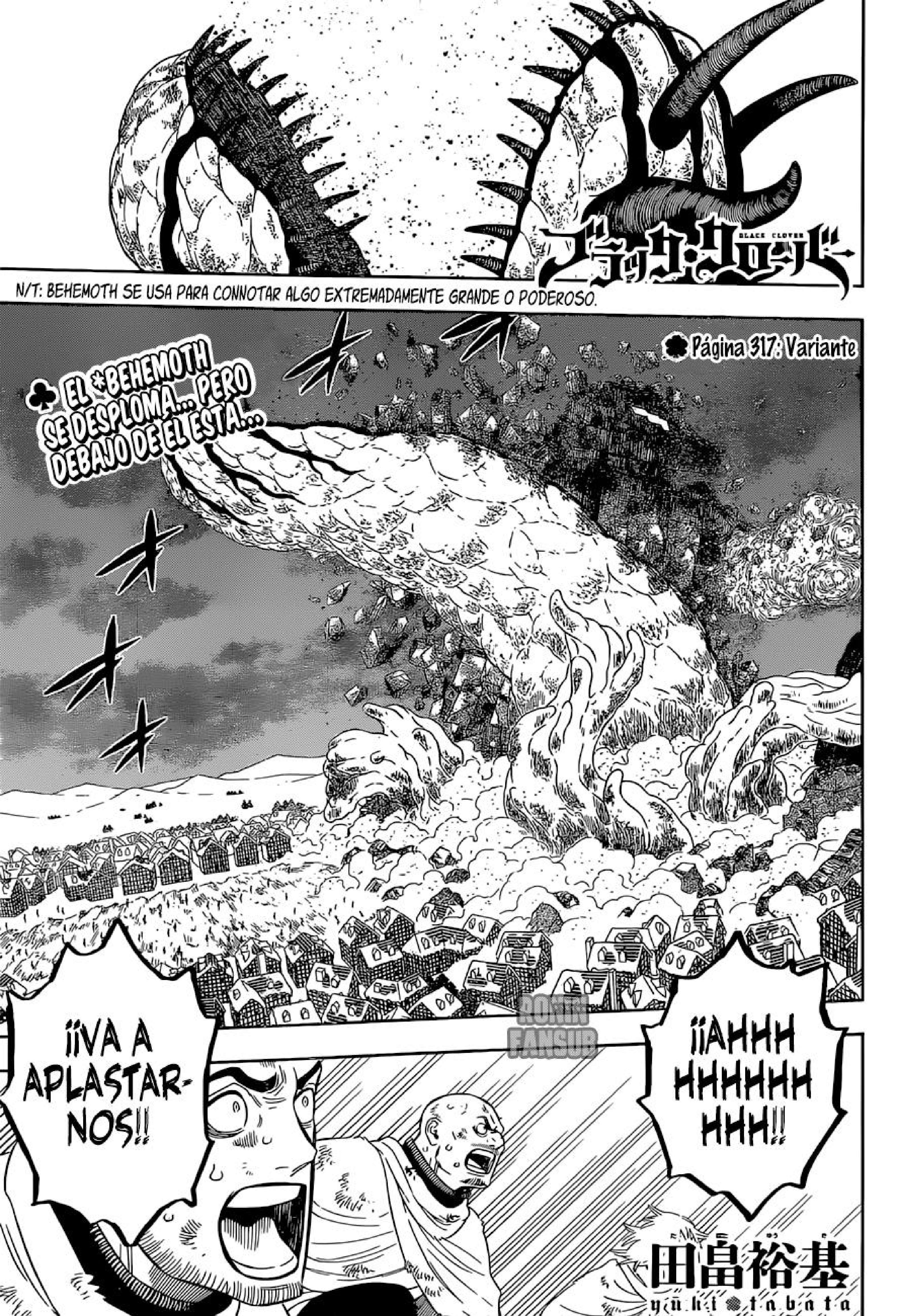 Read black Clover es Manga Online