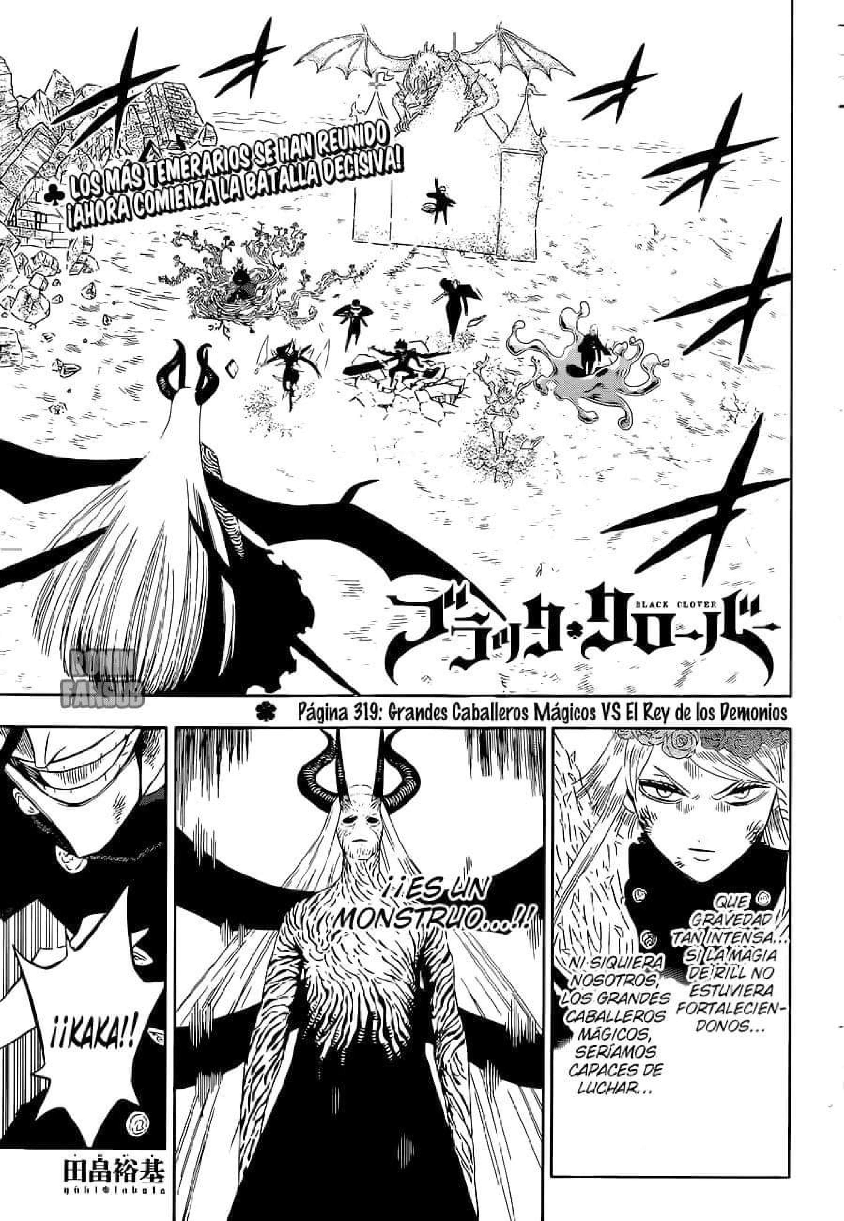 Read black Clover es Manga Online