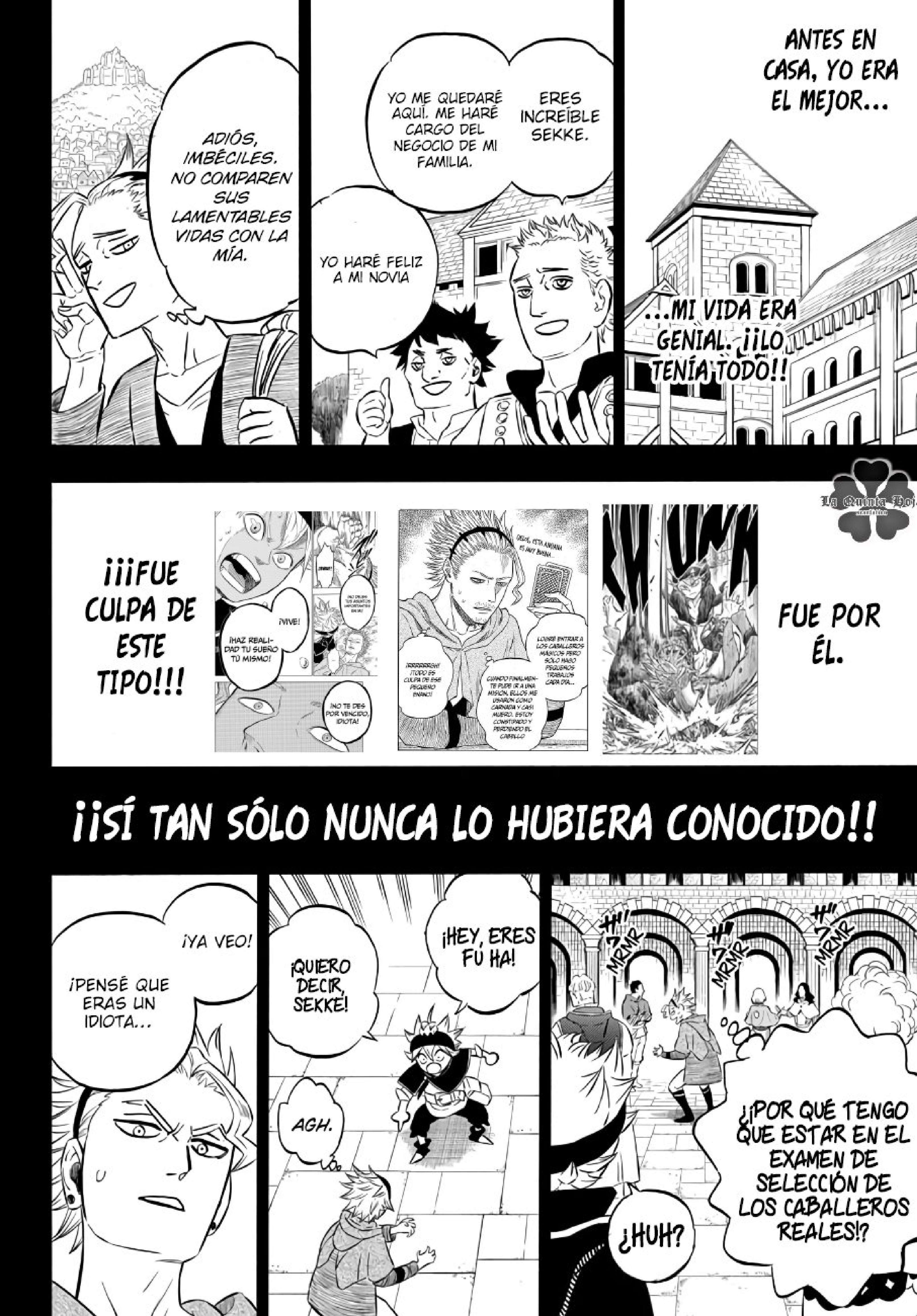 Read black Clover es Manga Online