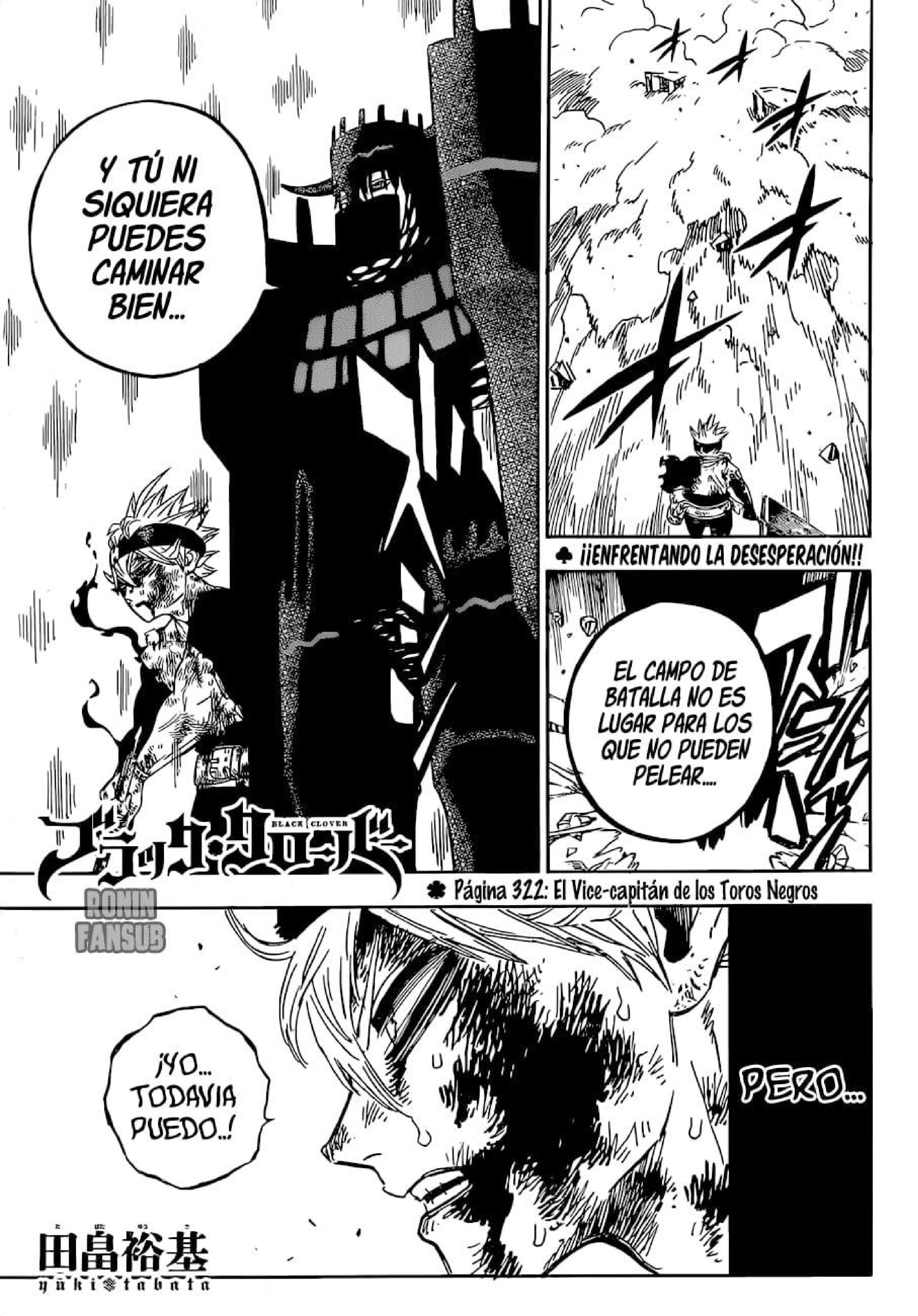 Read black Clover es Manga Online