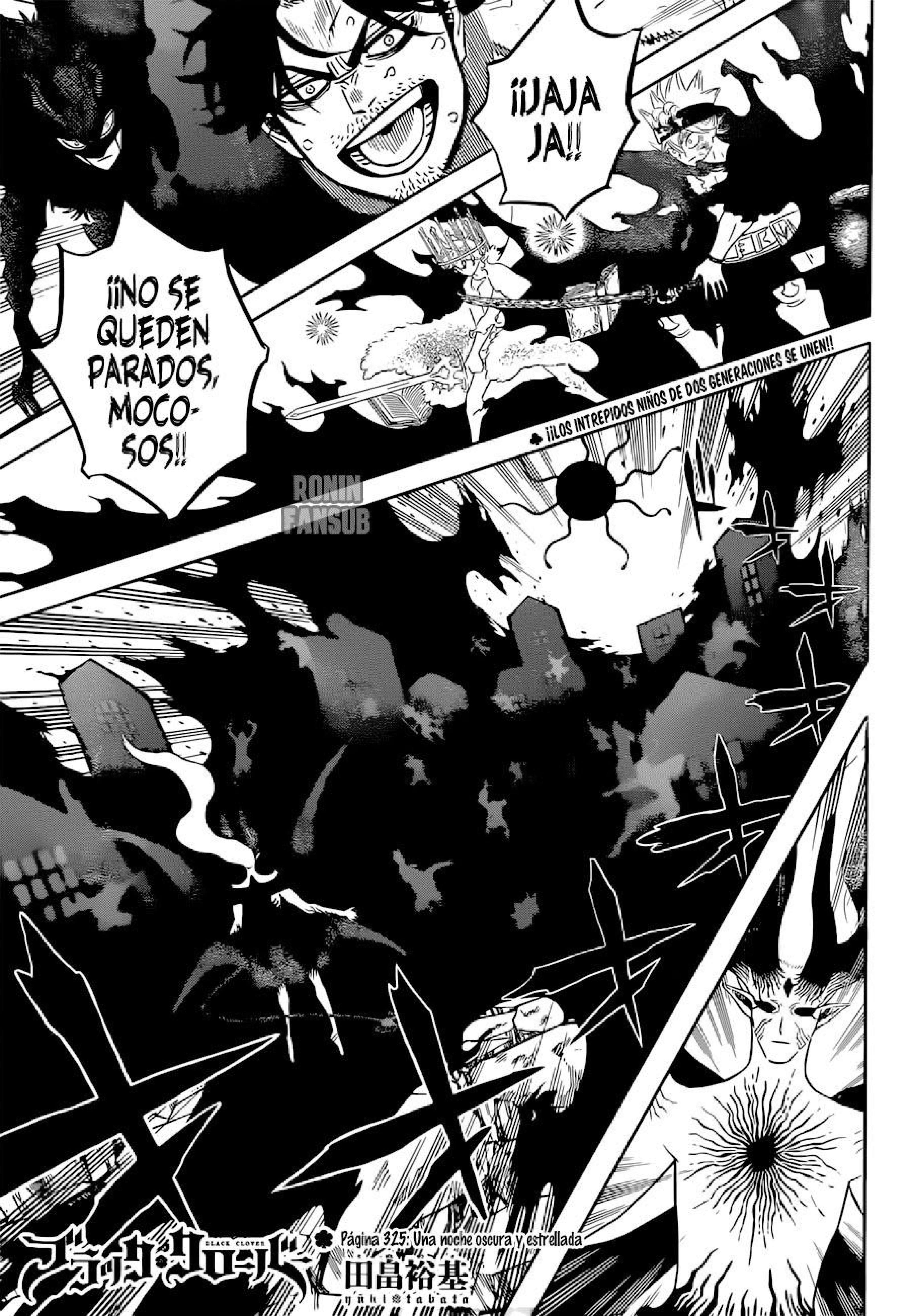 Read black Clover es Manga Online