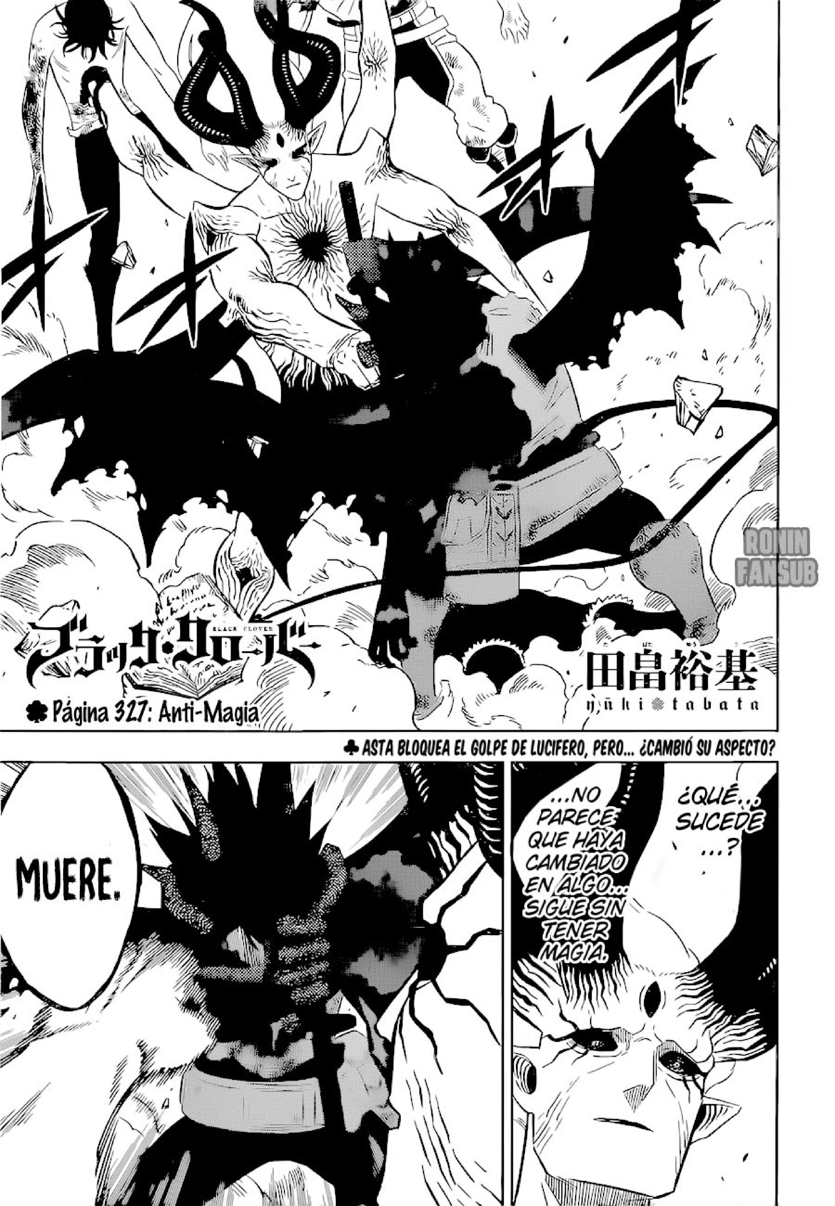 Read black Clover es Manga Online