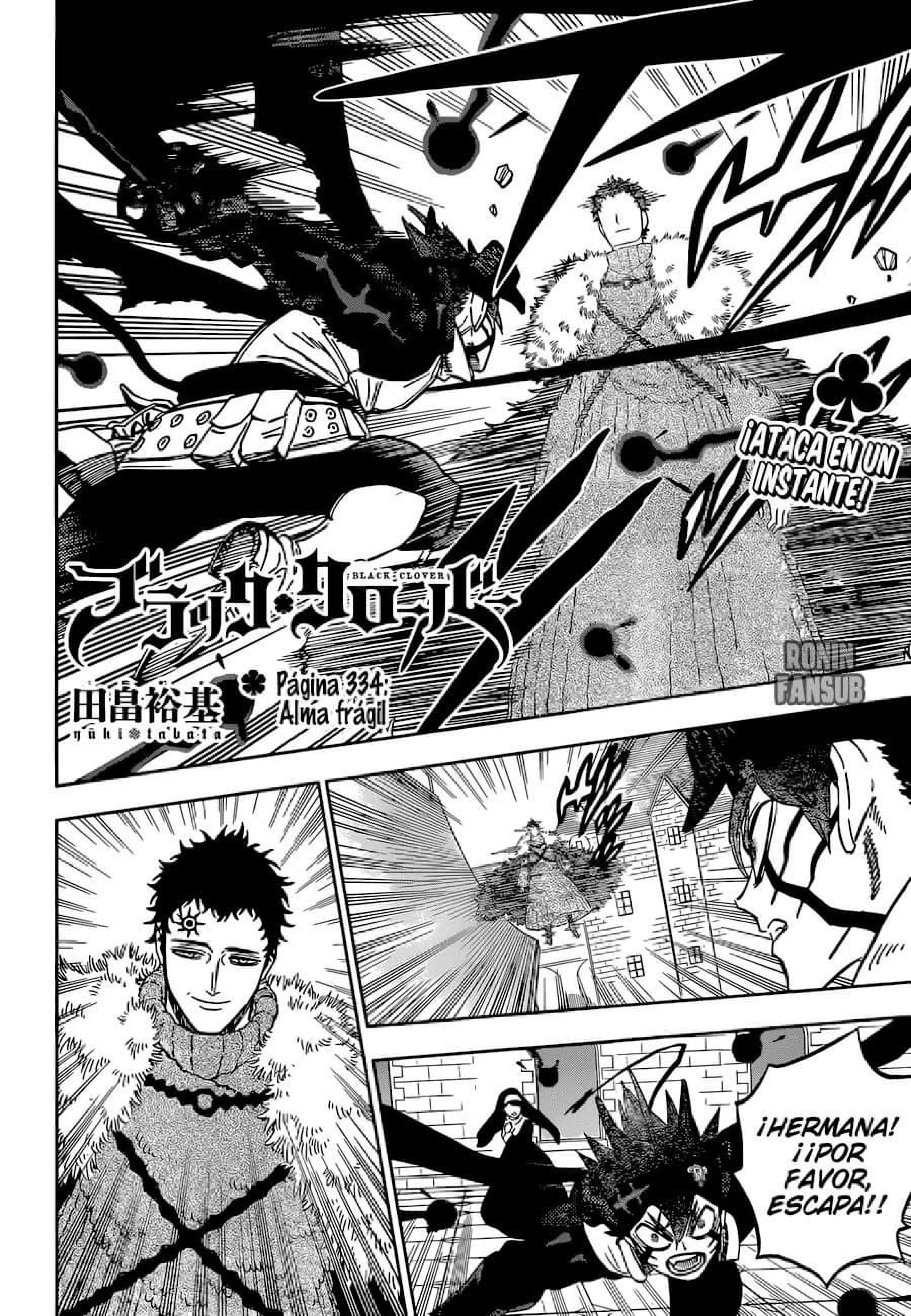 Read black Clover es Manga Online