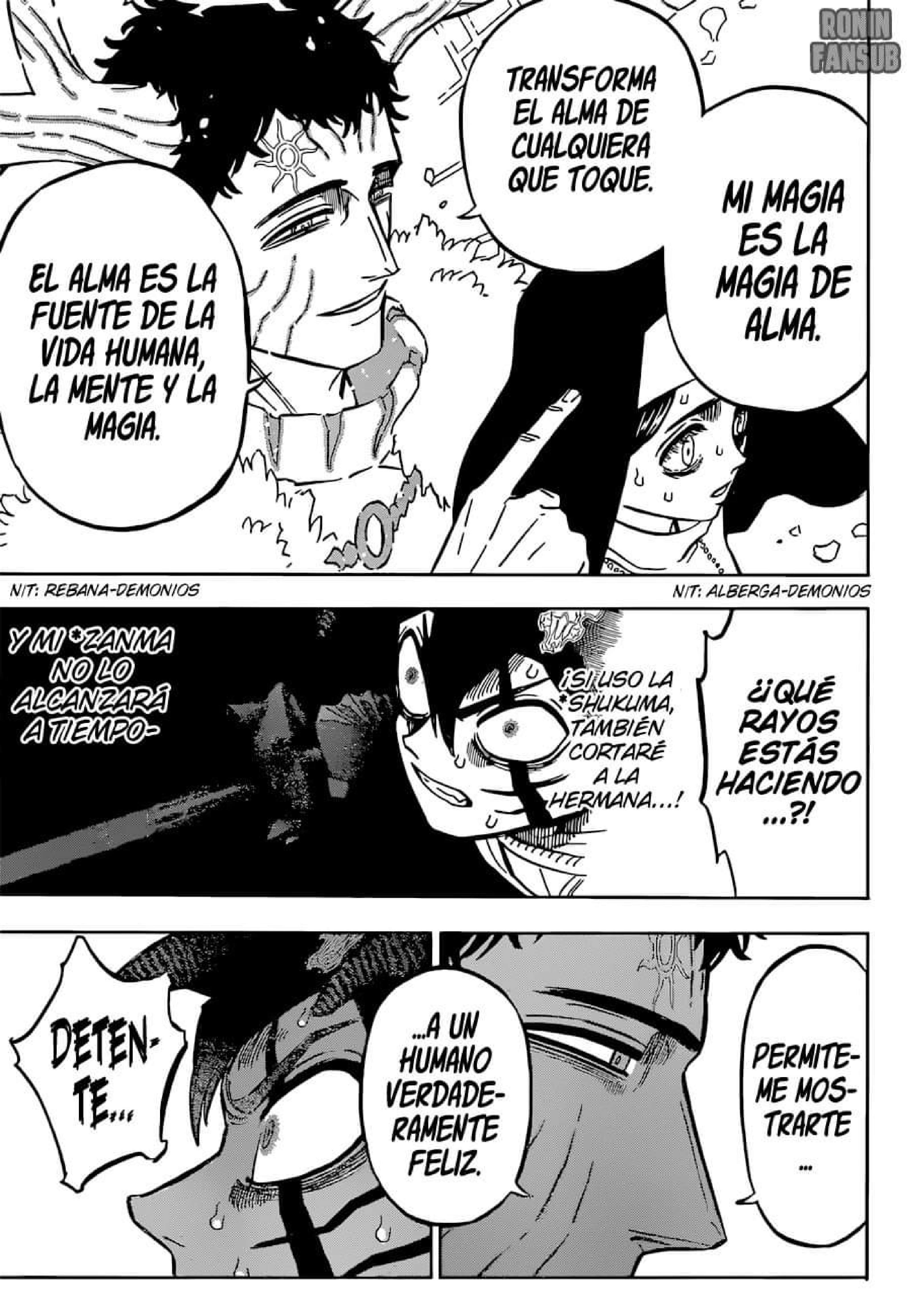 Read black Clover es Manga Online