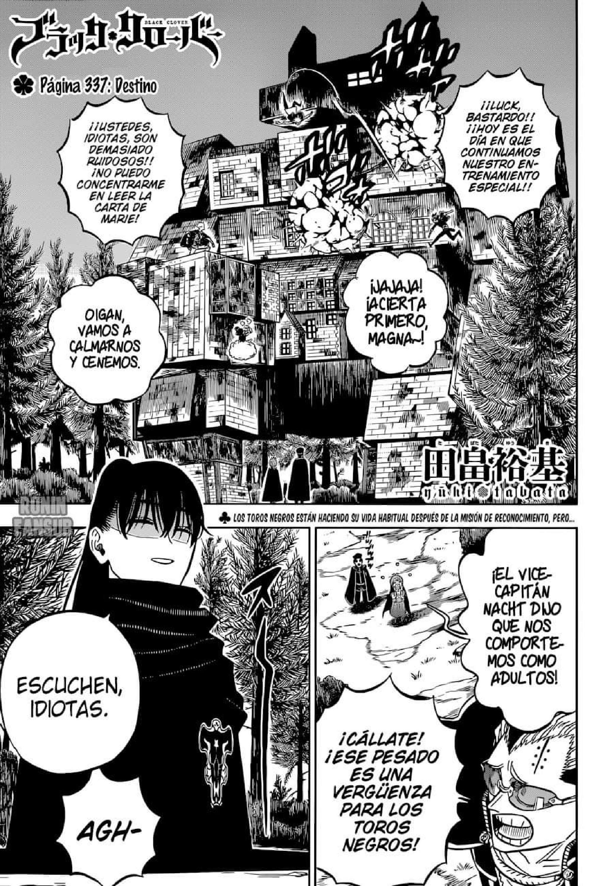 Read black Clover es Manga Online