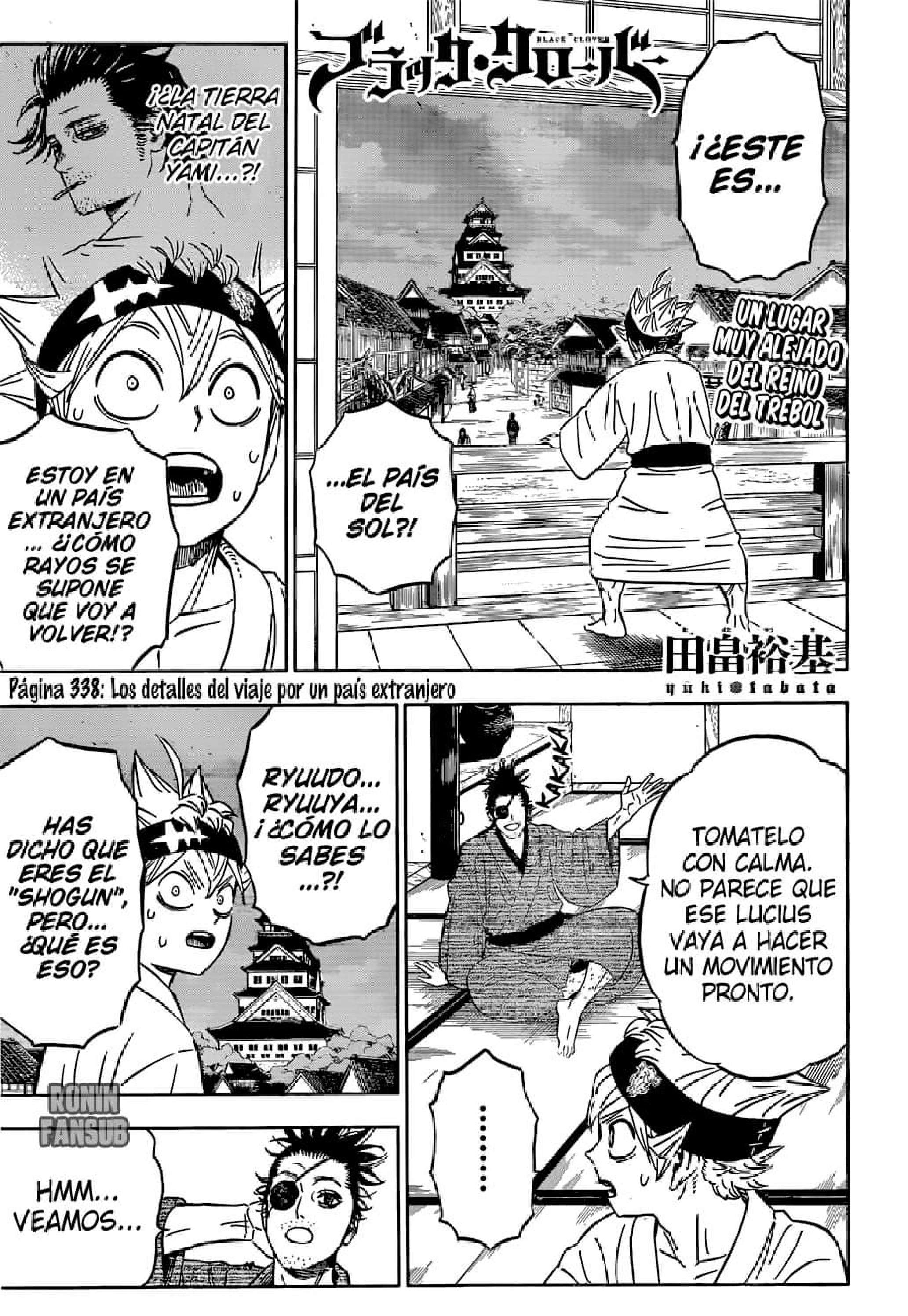 Read black Clover es Manga Online