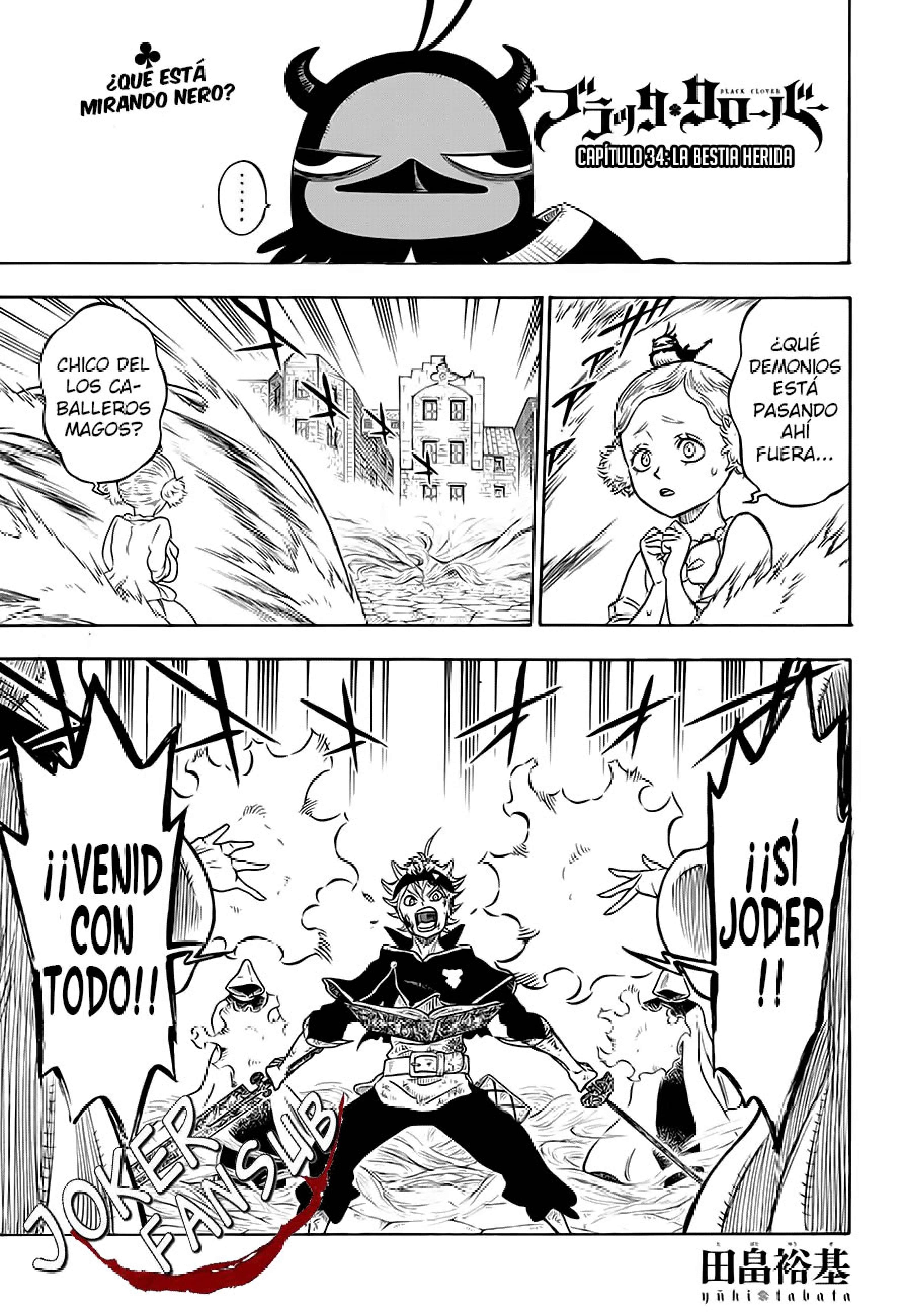 Read black Clover es Manga Online