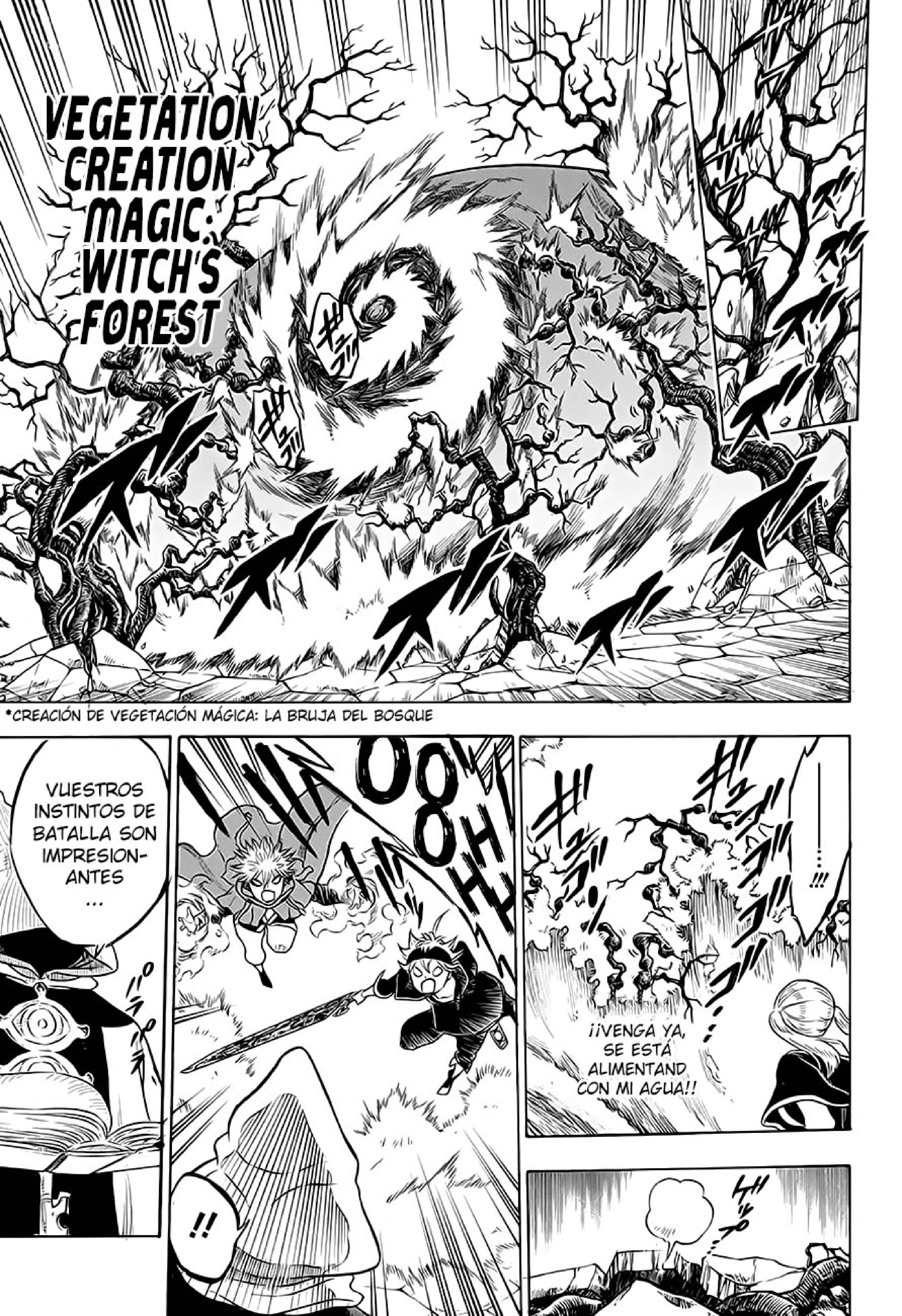 Read black Clover es Manga Online