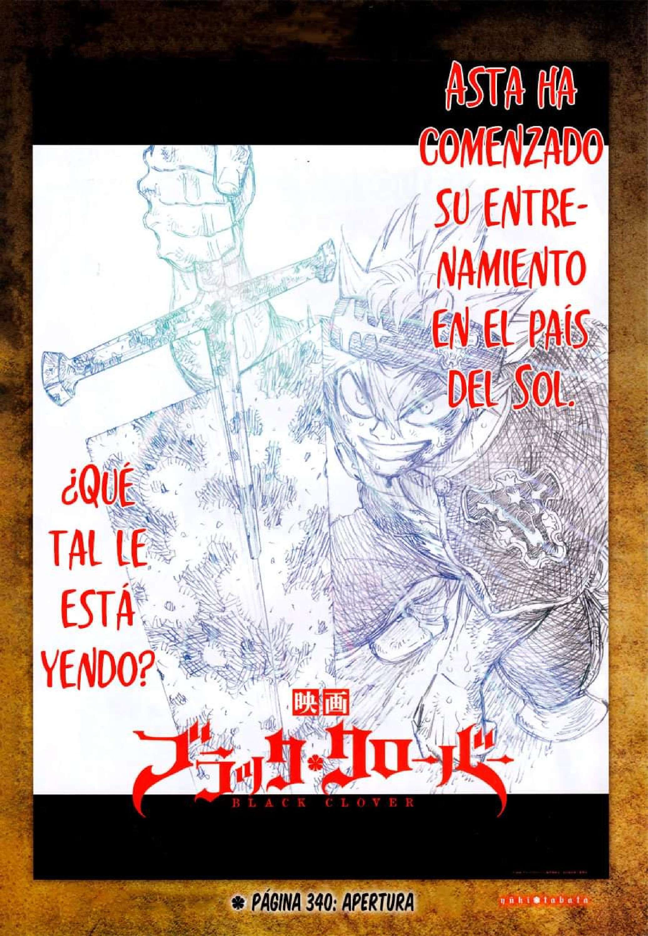 Read black Clover es Manga Online