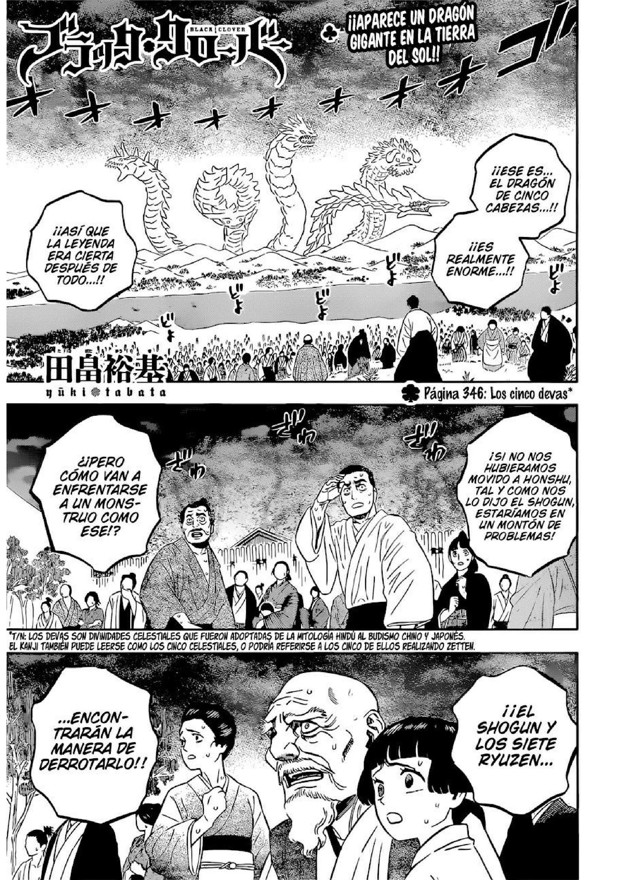 Read black Clover es Manga Online