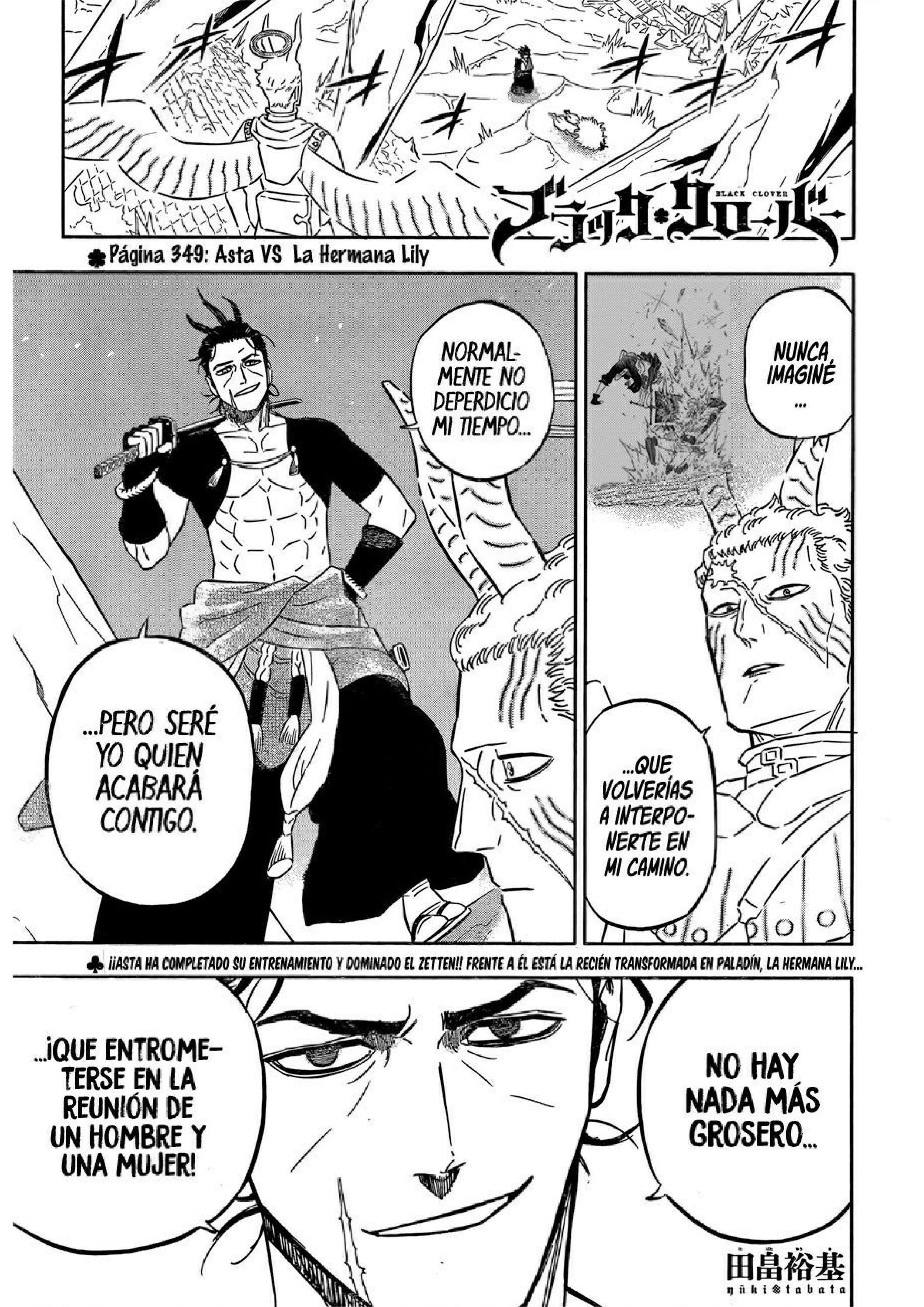 Read black Clover es Manga Online
