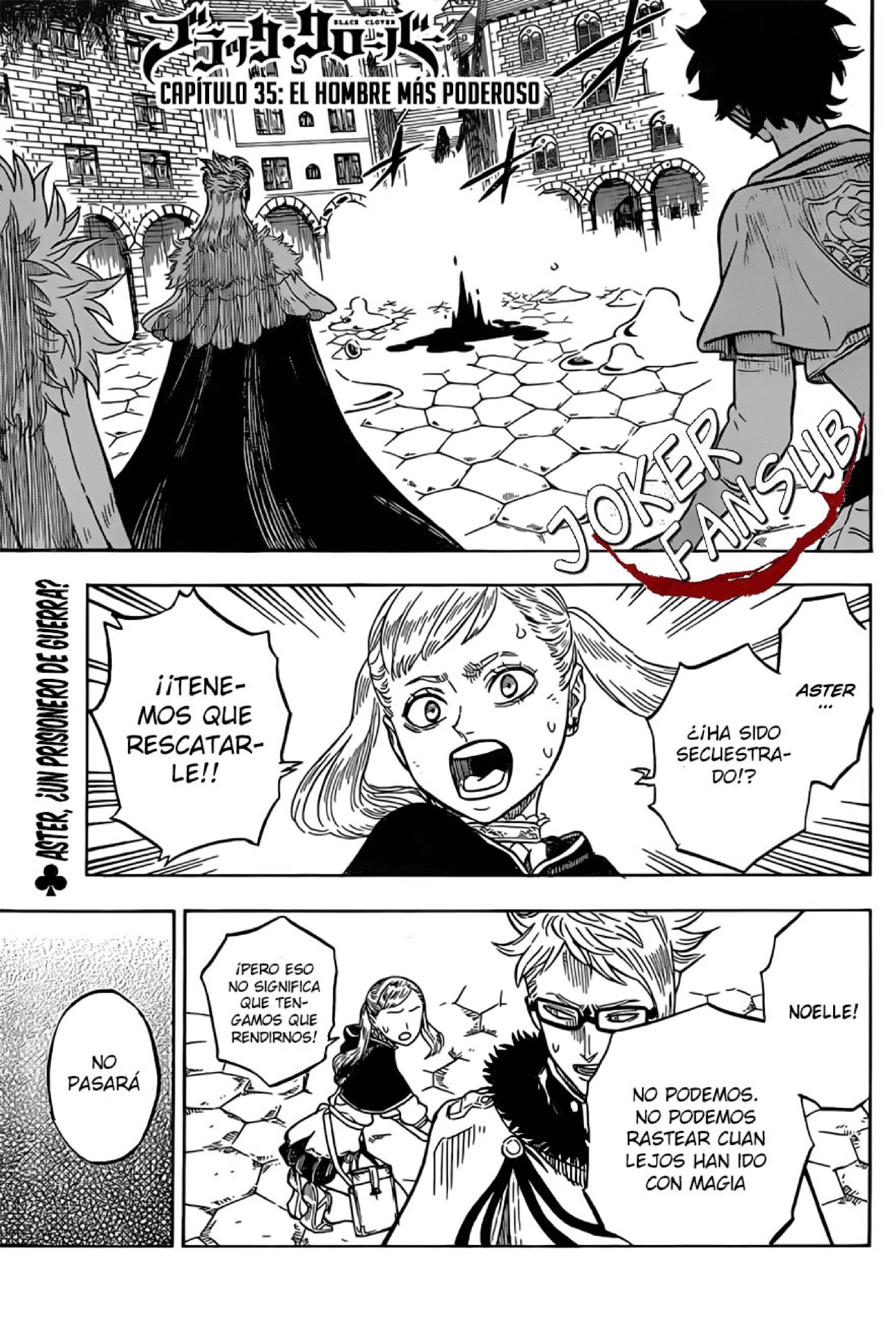 Read black Clover es Manga Online