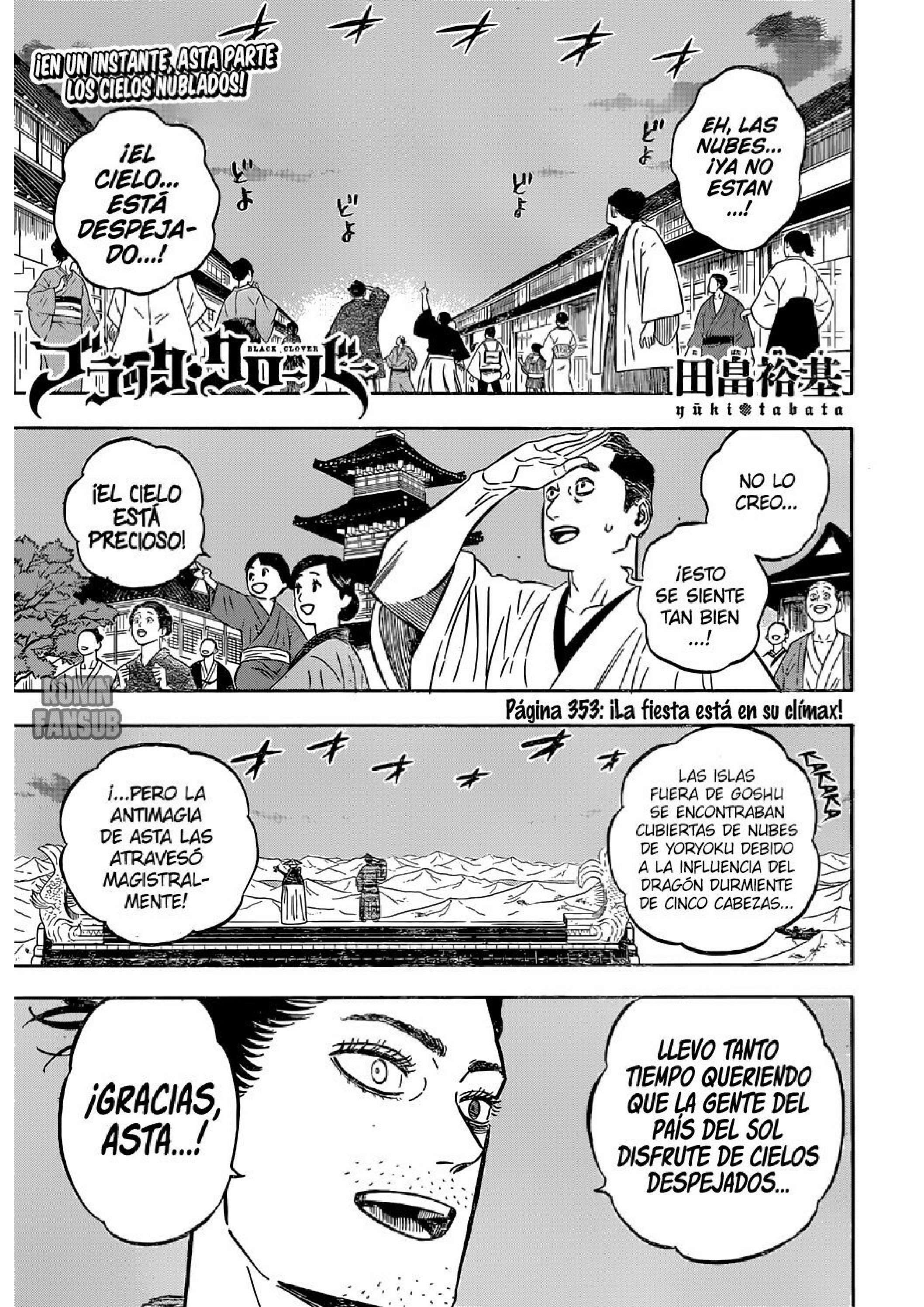 Read black Clover es Manga Online