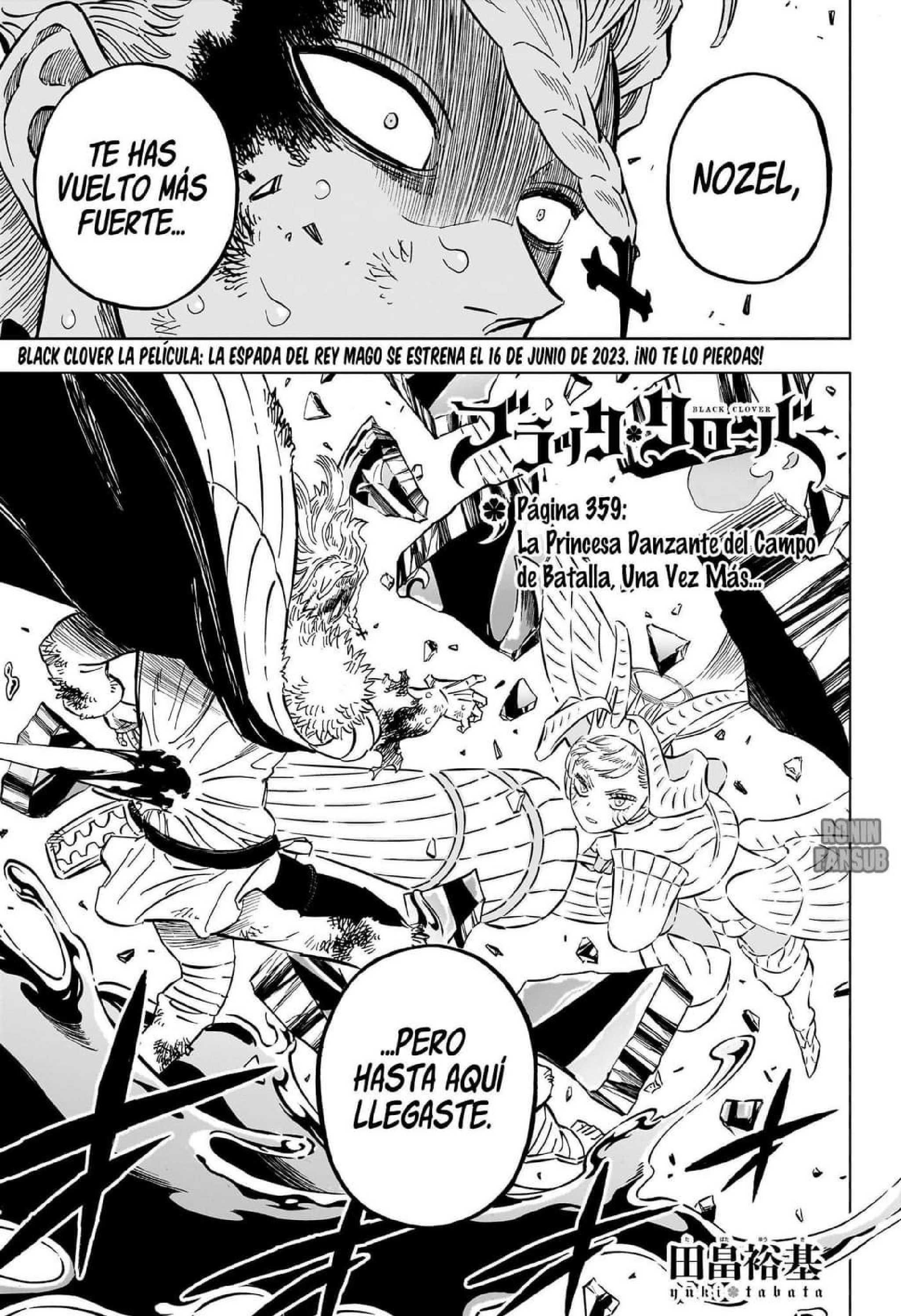 Read black Clover es Manga Online