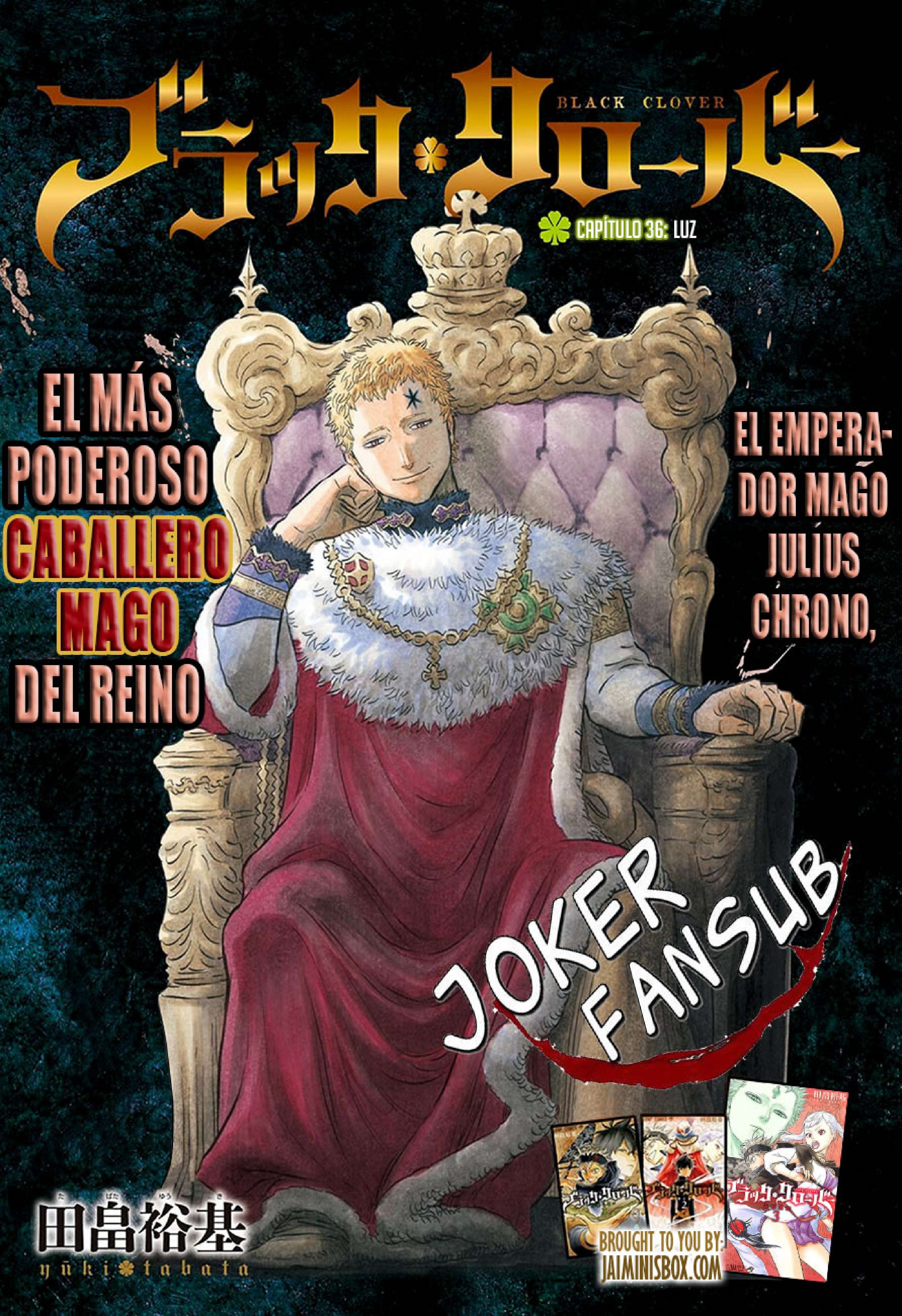 Read black Clover es Manga Online