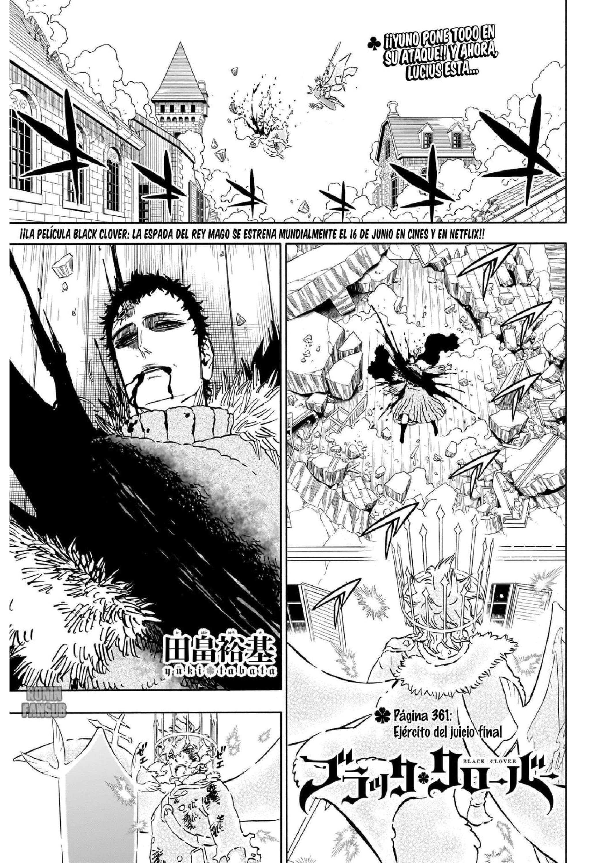 Read black Clover es Manga Online