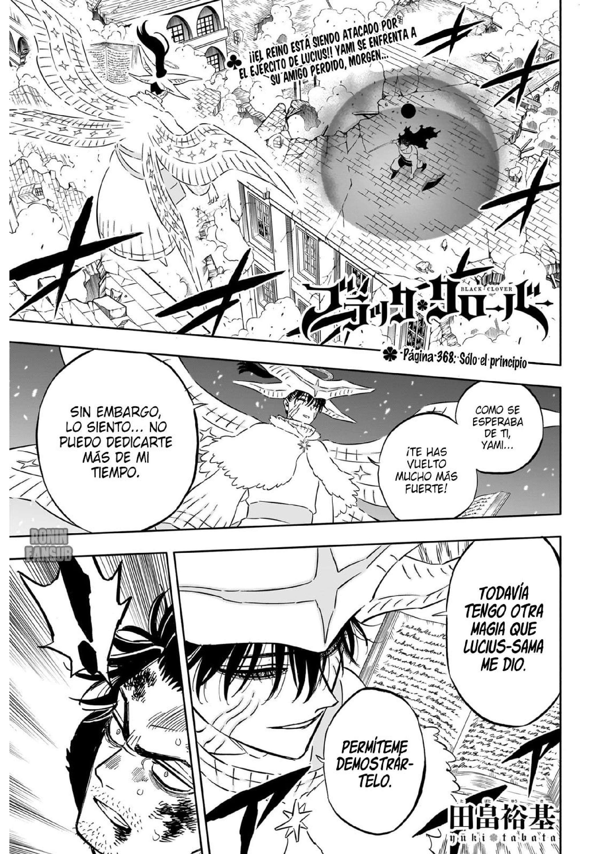 Read black Clover es Manga Online