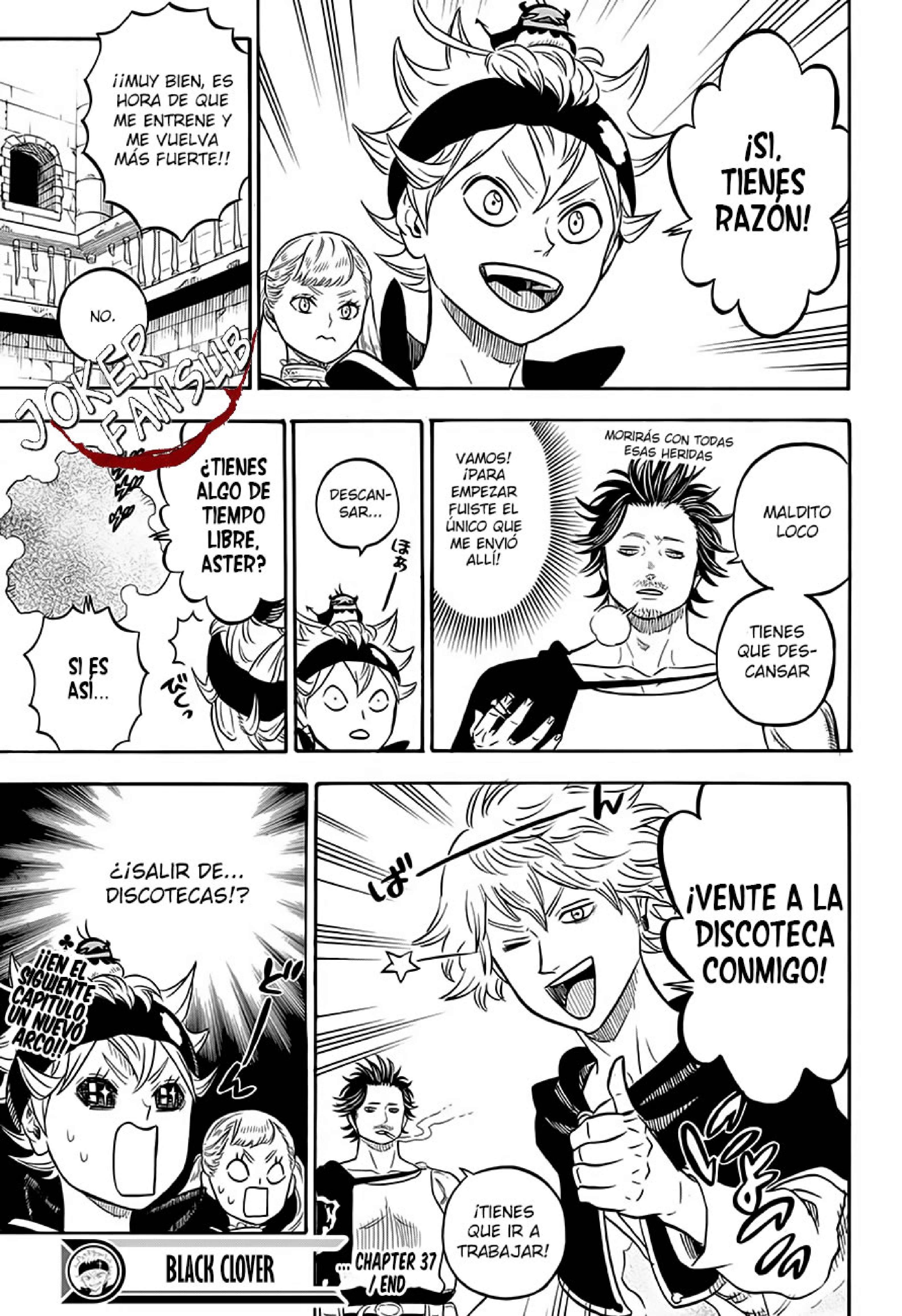 Read black Clover es Manga Online
