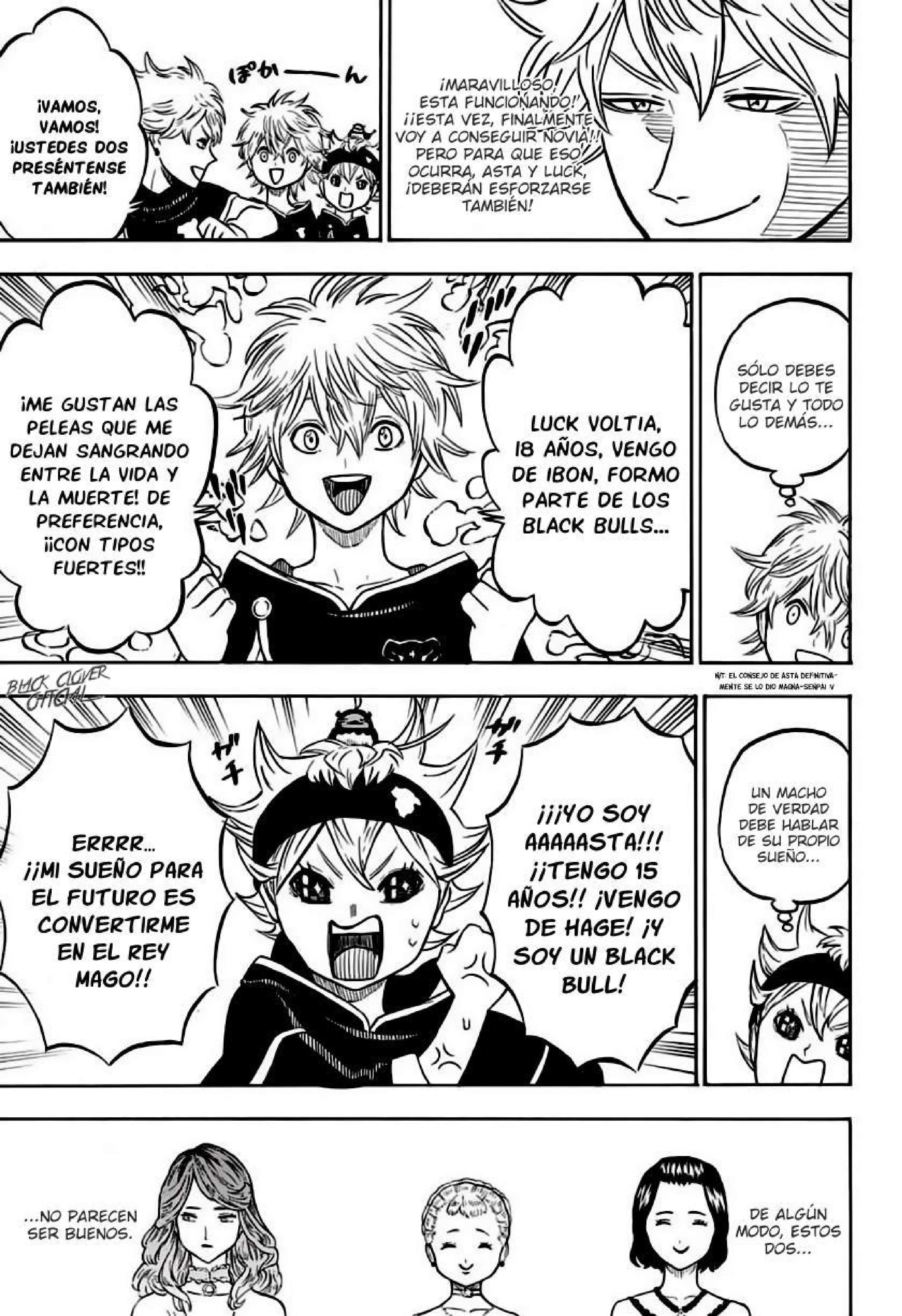 Read black Clover es Manga Online
