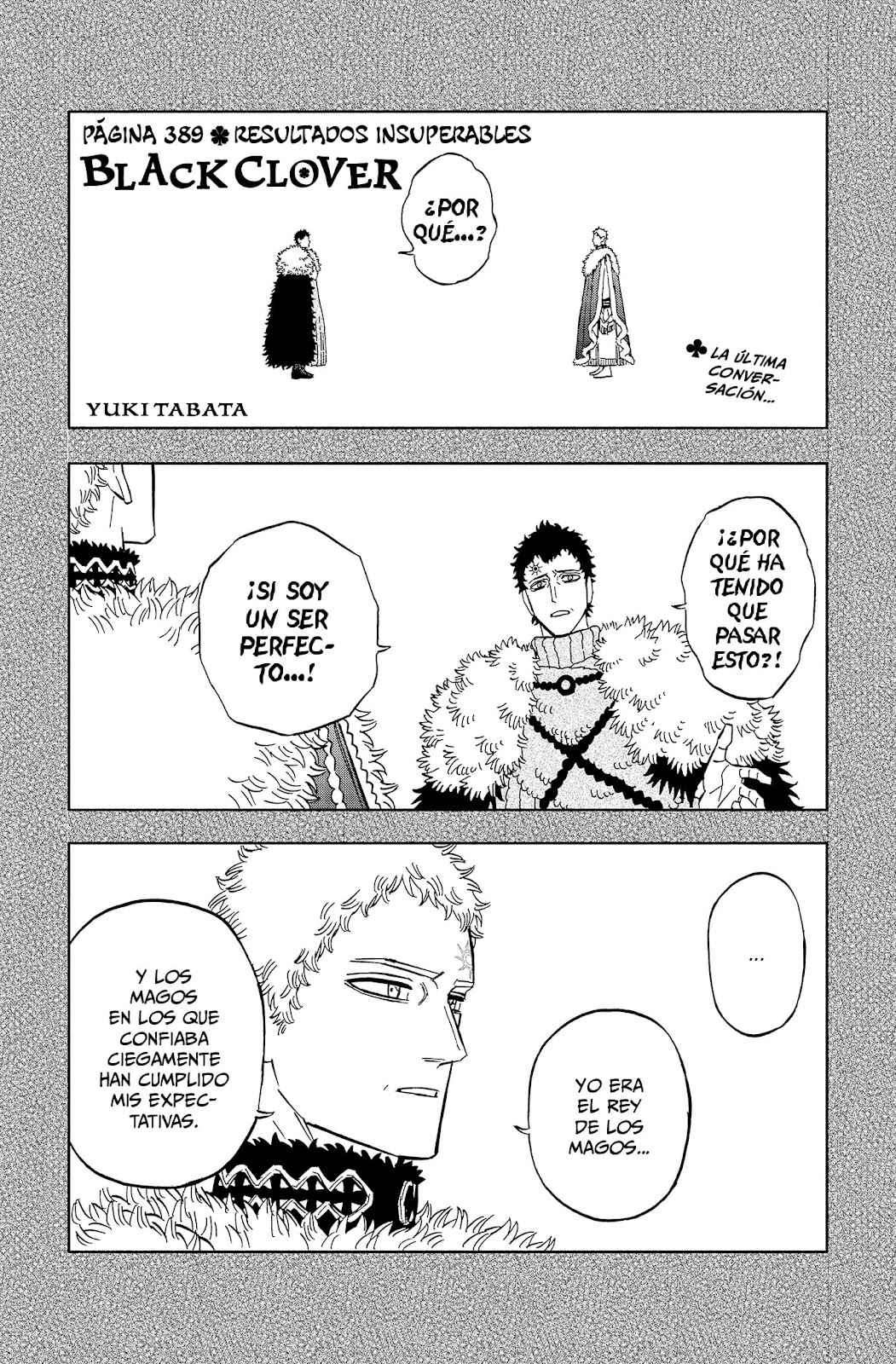 Read black Clover es Manga Online