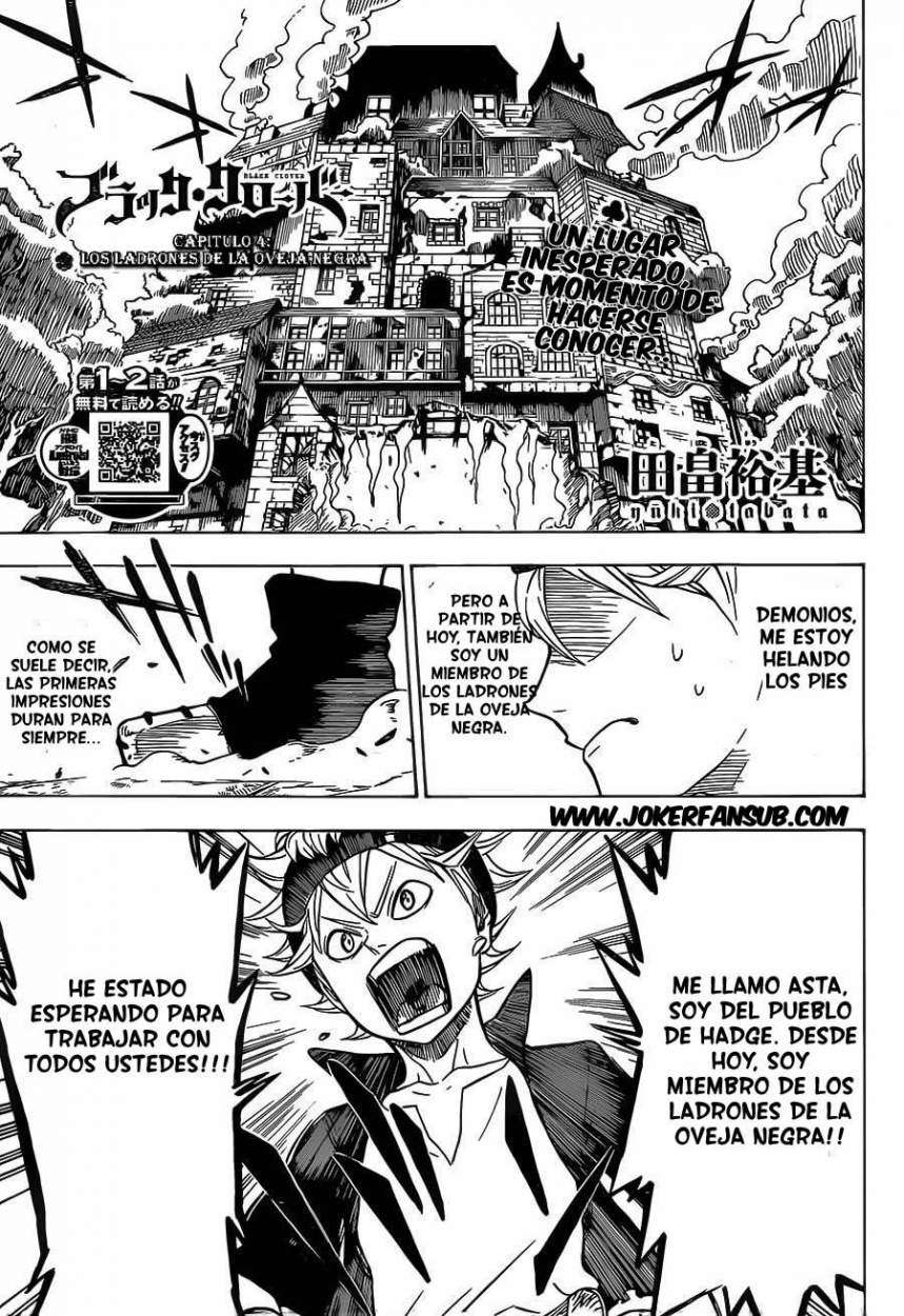 Read black Clover es Manga Online