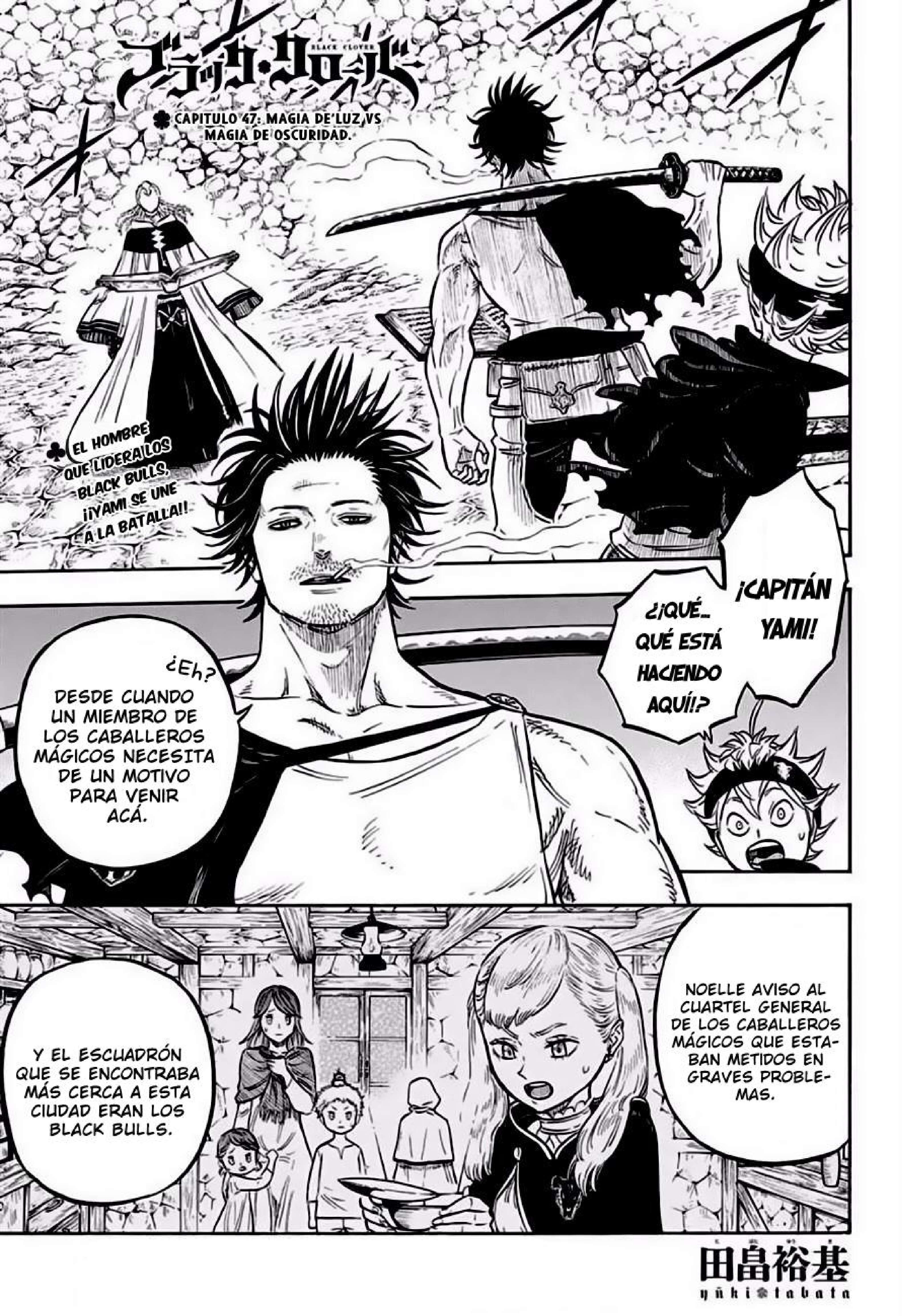Read black Clover es Manga Online
