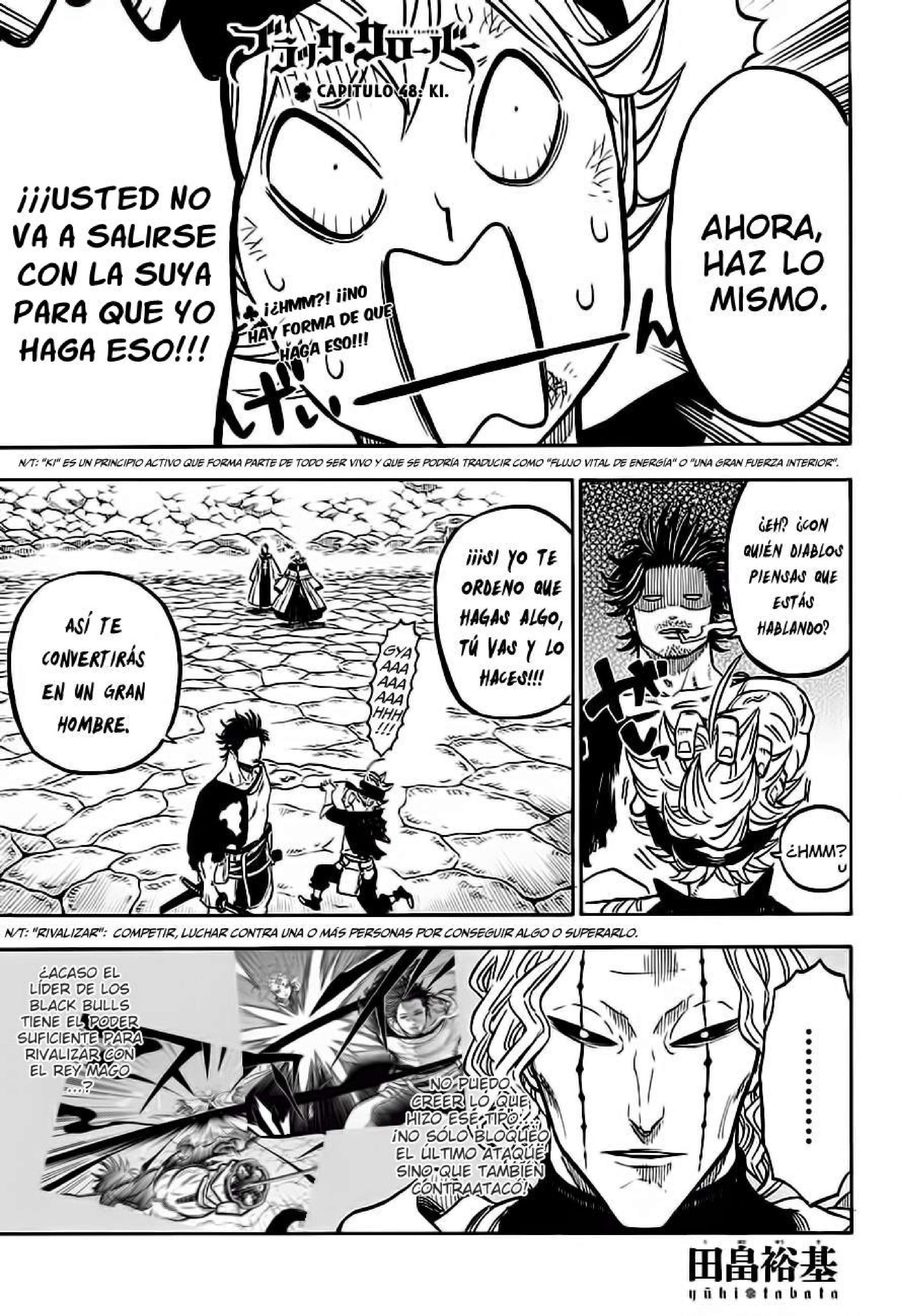 Read black Clover es Manga Online