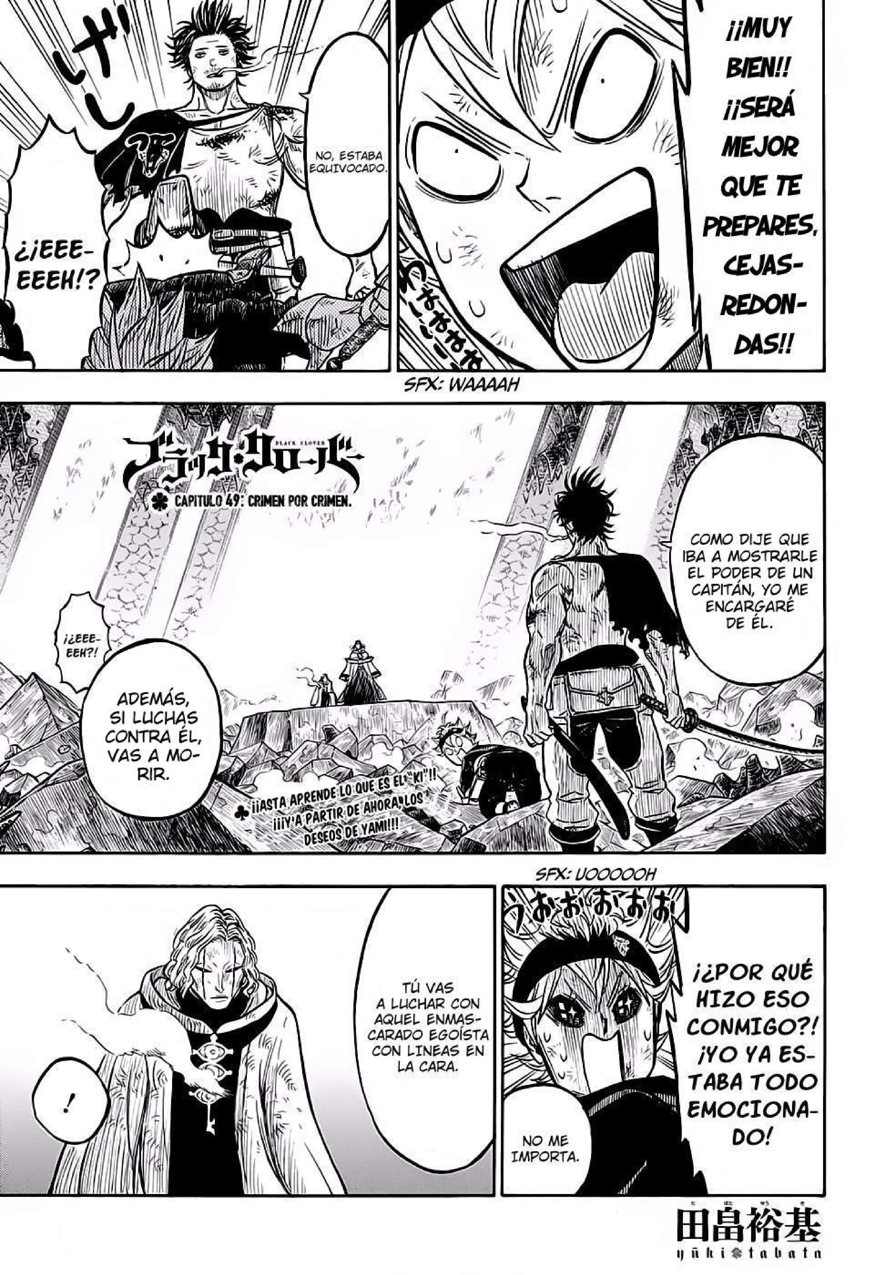 Read black Clover es Manga Online