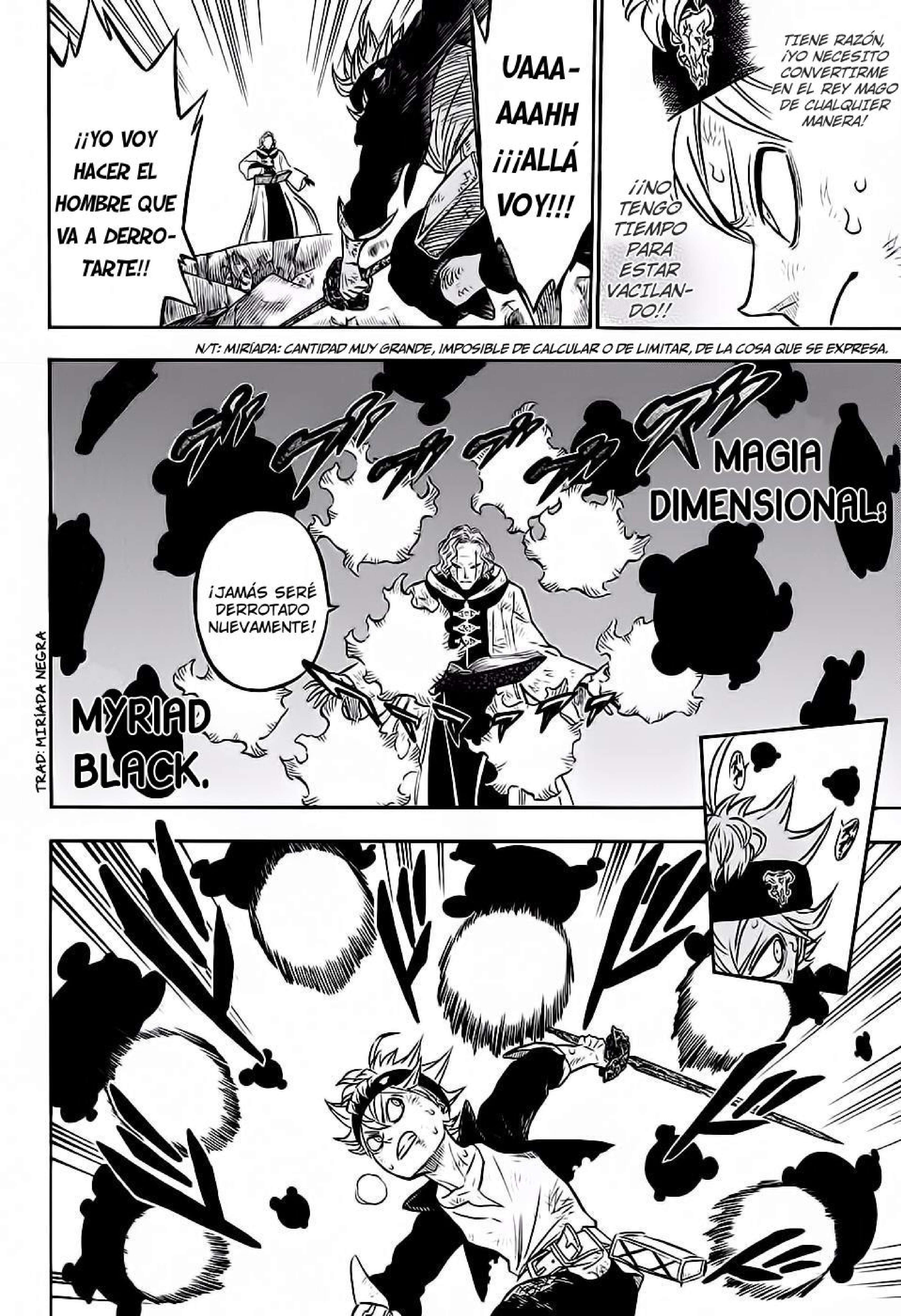 Read black Clover es Manga Online