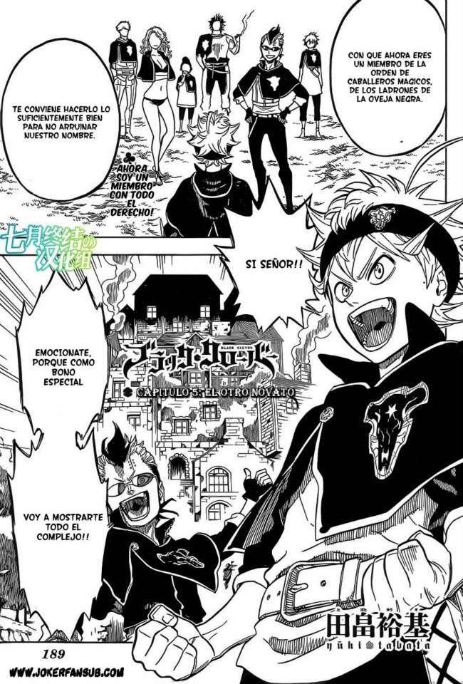 Read black Clover es Manga Online